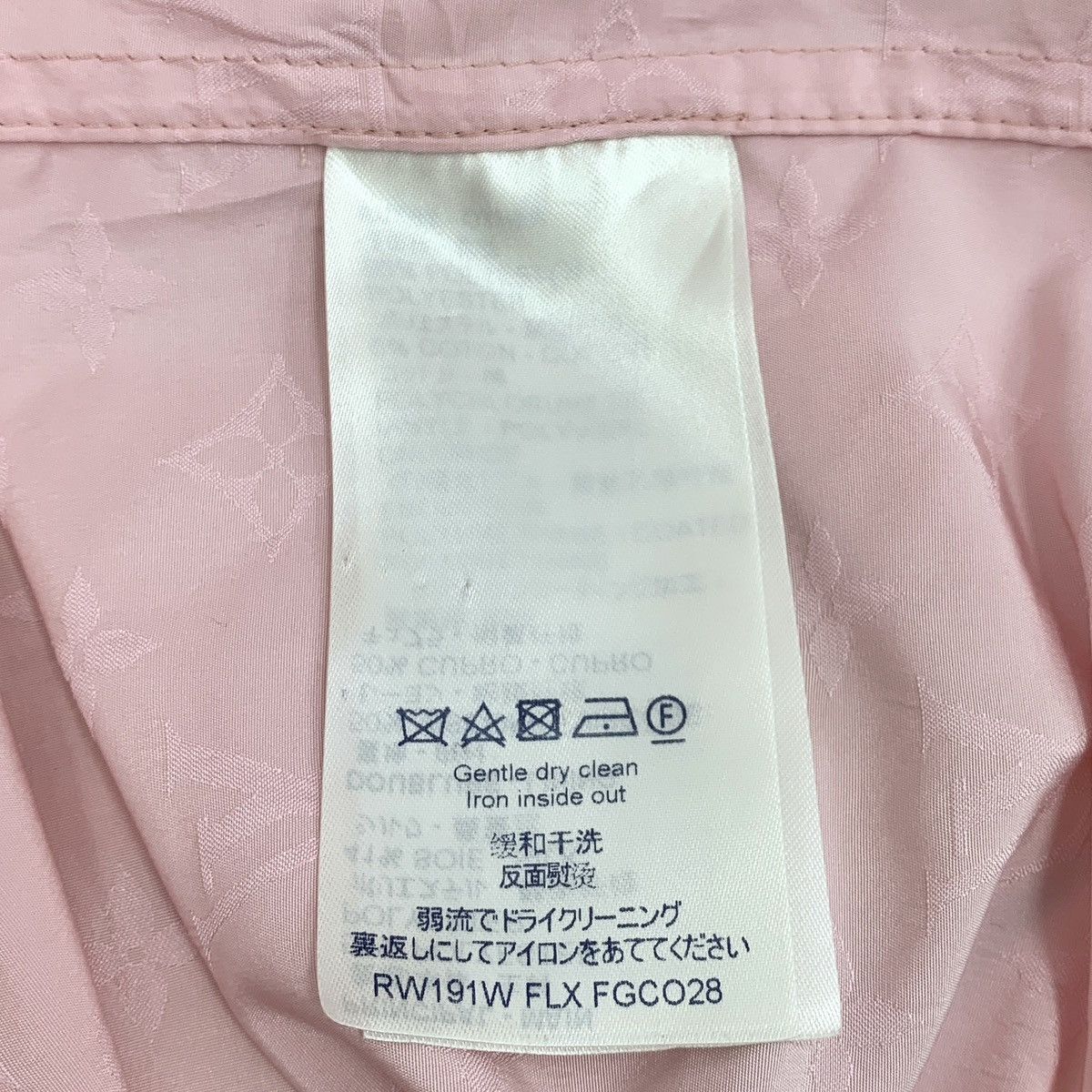 Louis Vuitton Louis Vuitton Pink Logo Old Flower Full Print Jacket Size XXS / US 00 / IT 34 - 6 Thumbnail