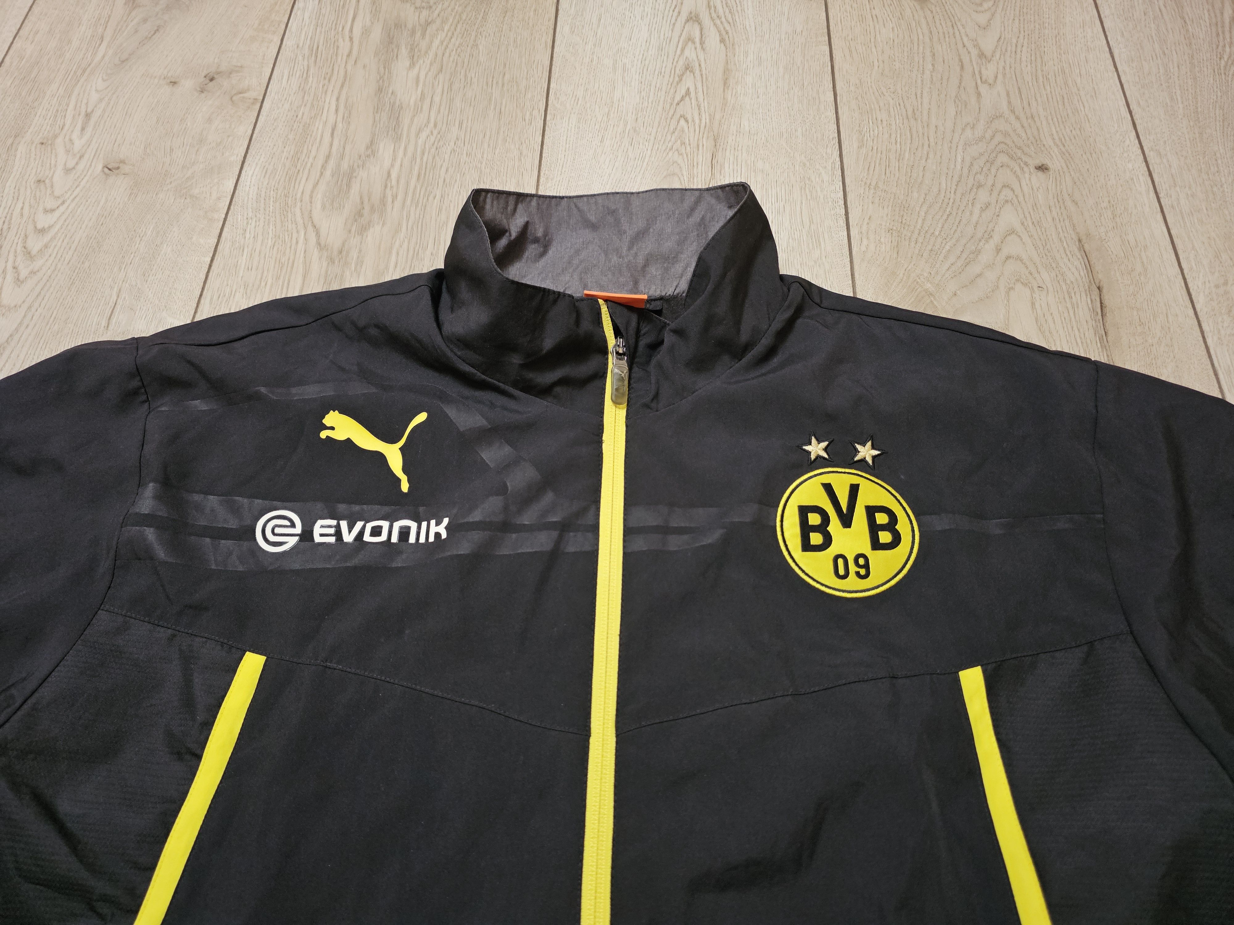 Puma BORUSSIA DORTMUND TRAINING FOOTBALL JACKET BVB SOCCER JACKET Size US XL / EU 56 / 4 - 3 Thumbnail