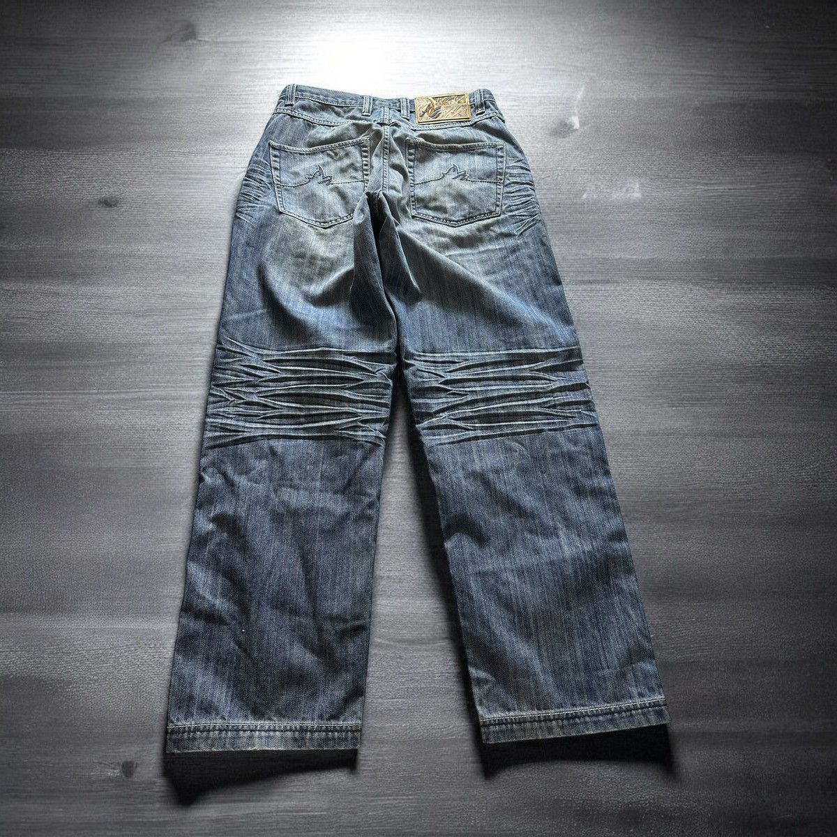 Al Wissam × Vintage Vintage Al Wissam Denim Jeans Men’s 36 Blue Straight Leg Y2K Size US 36 / EU 52 - 1 Thumbnail