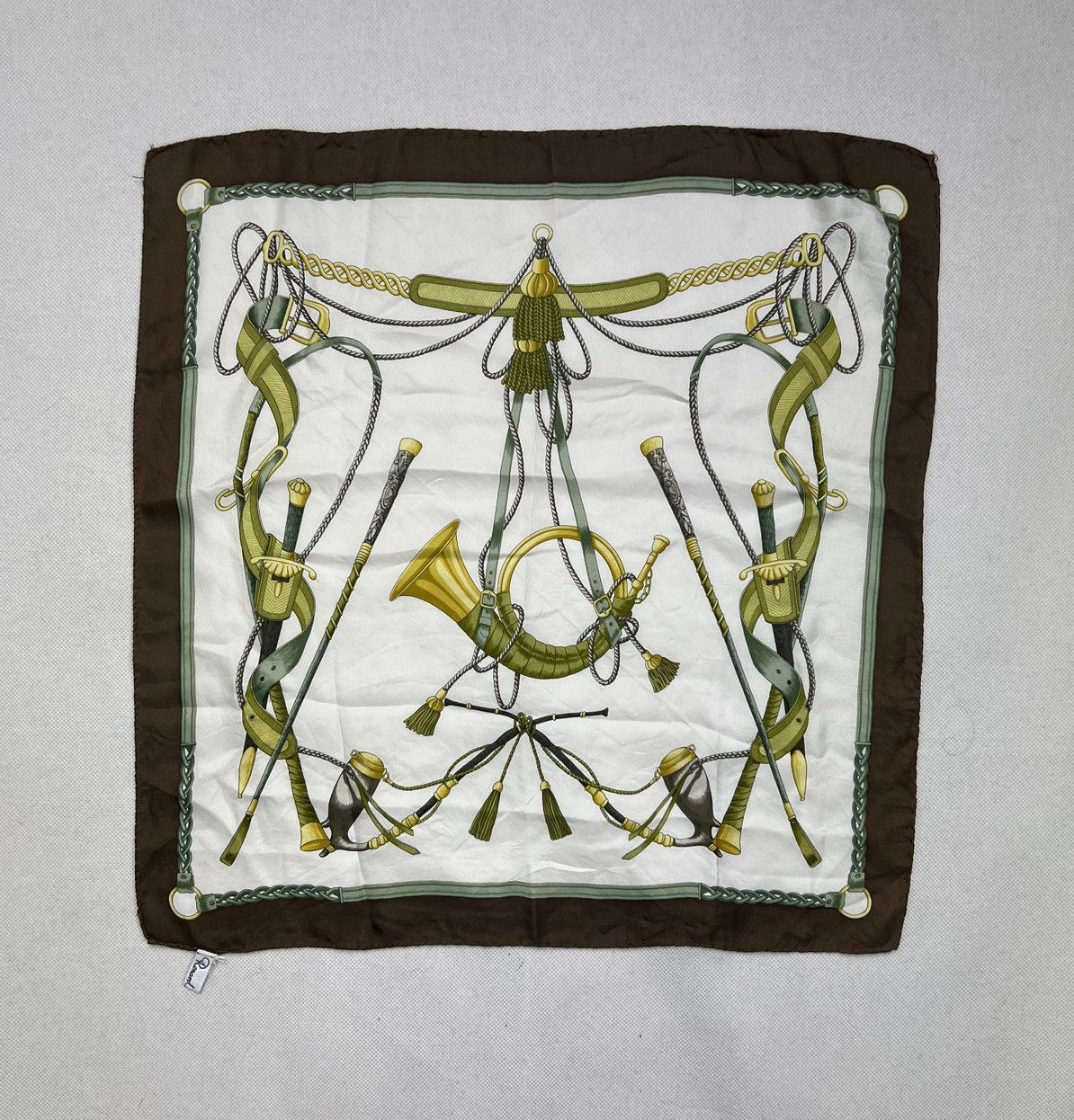 Other Silk Scarf 100% Silk Vintage Patterns Size ONE SIZE - 1 Thumbnail