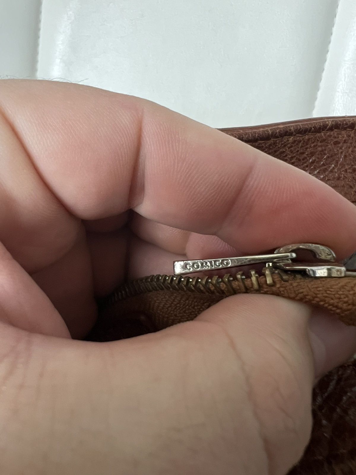 Gucci × Vintage Vintage Gucci Jockey Brown Embossed Leather Horsebit Bag Size ONE SIZE - 21 Thumbnail