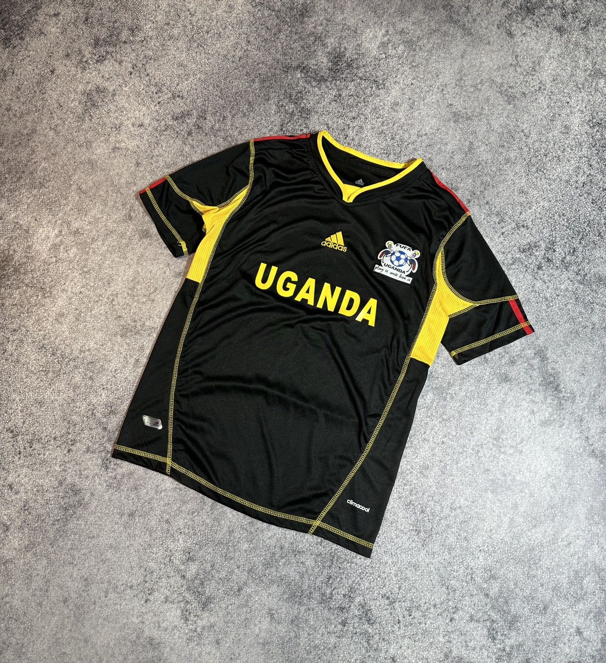 Adidas Adidas Uganda Soccer Jersey Logo Streetwear Rare Casual L Size US L / EU 52-54 / 3 - 1 Thumbnail