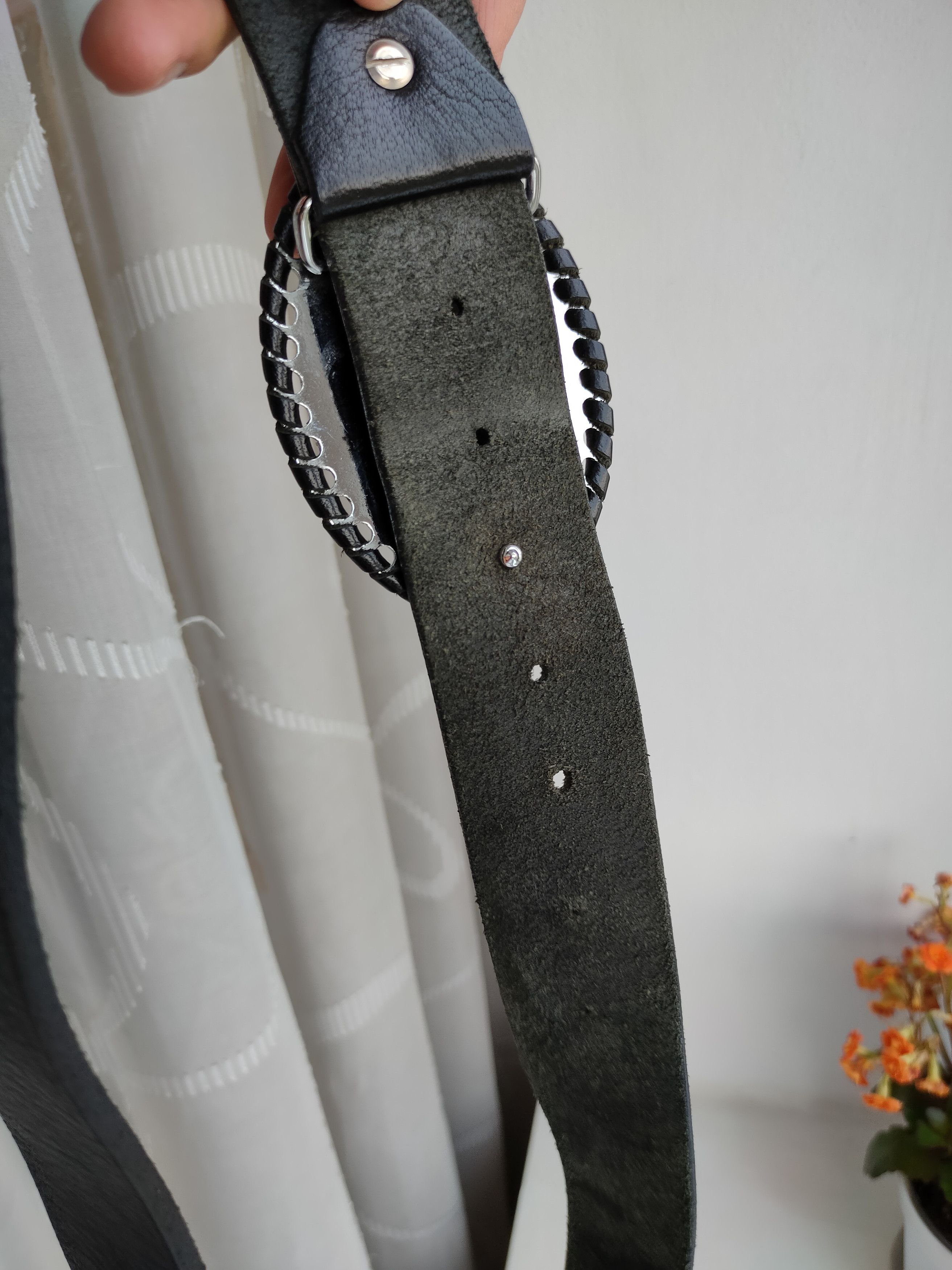 Buckle Black × Genuine Leather Mapi Leather Belt Buckle Mapi Unisex Size ONE SIZE - 5 Thumbnail