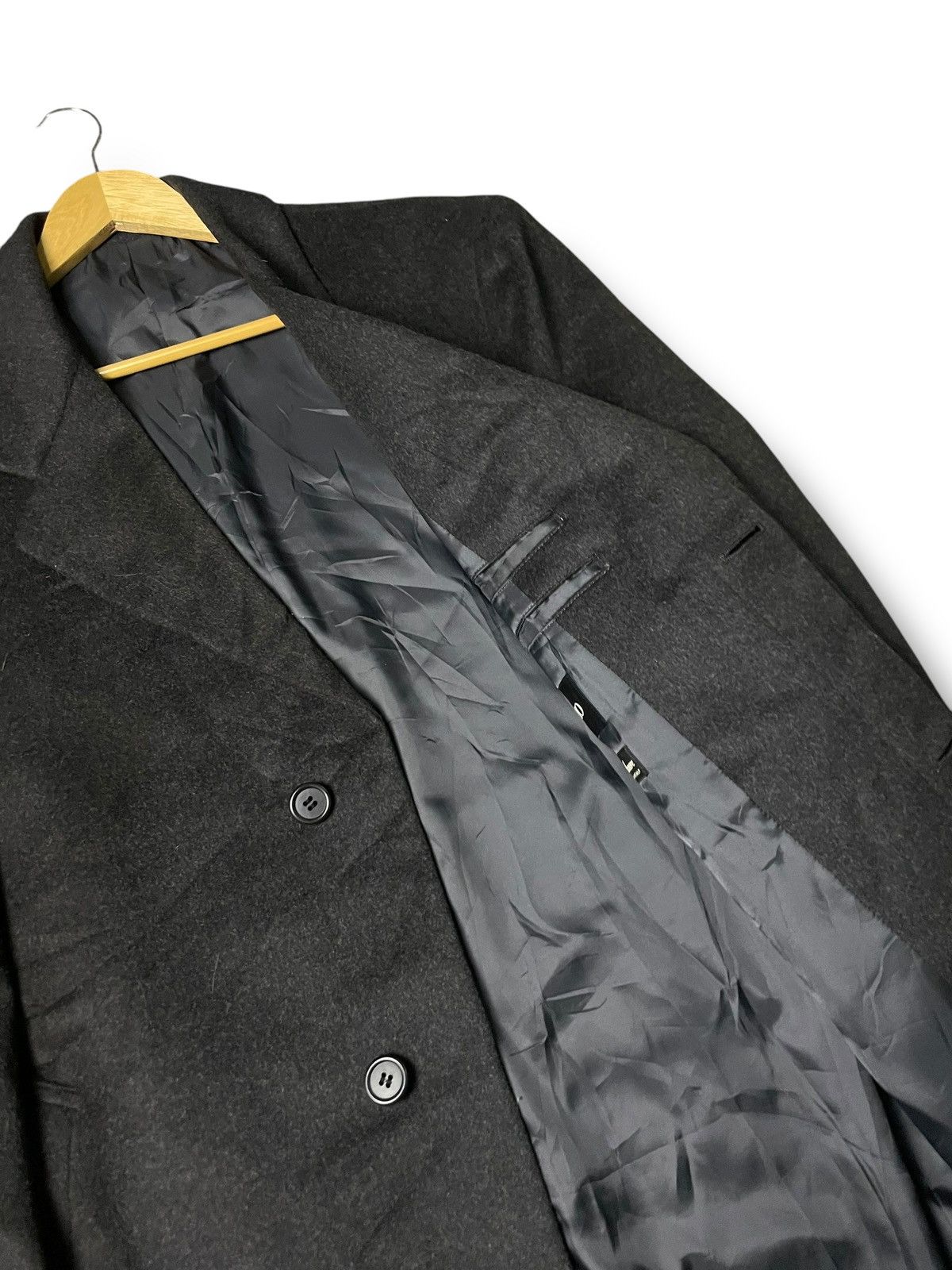 Japanese Brand × Vintage SUKIPIO Cashmere & Wool Long Jacket (80) Size US S / EU 44-46 / 1 - 5 Thumbnail