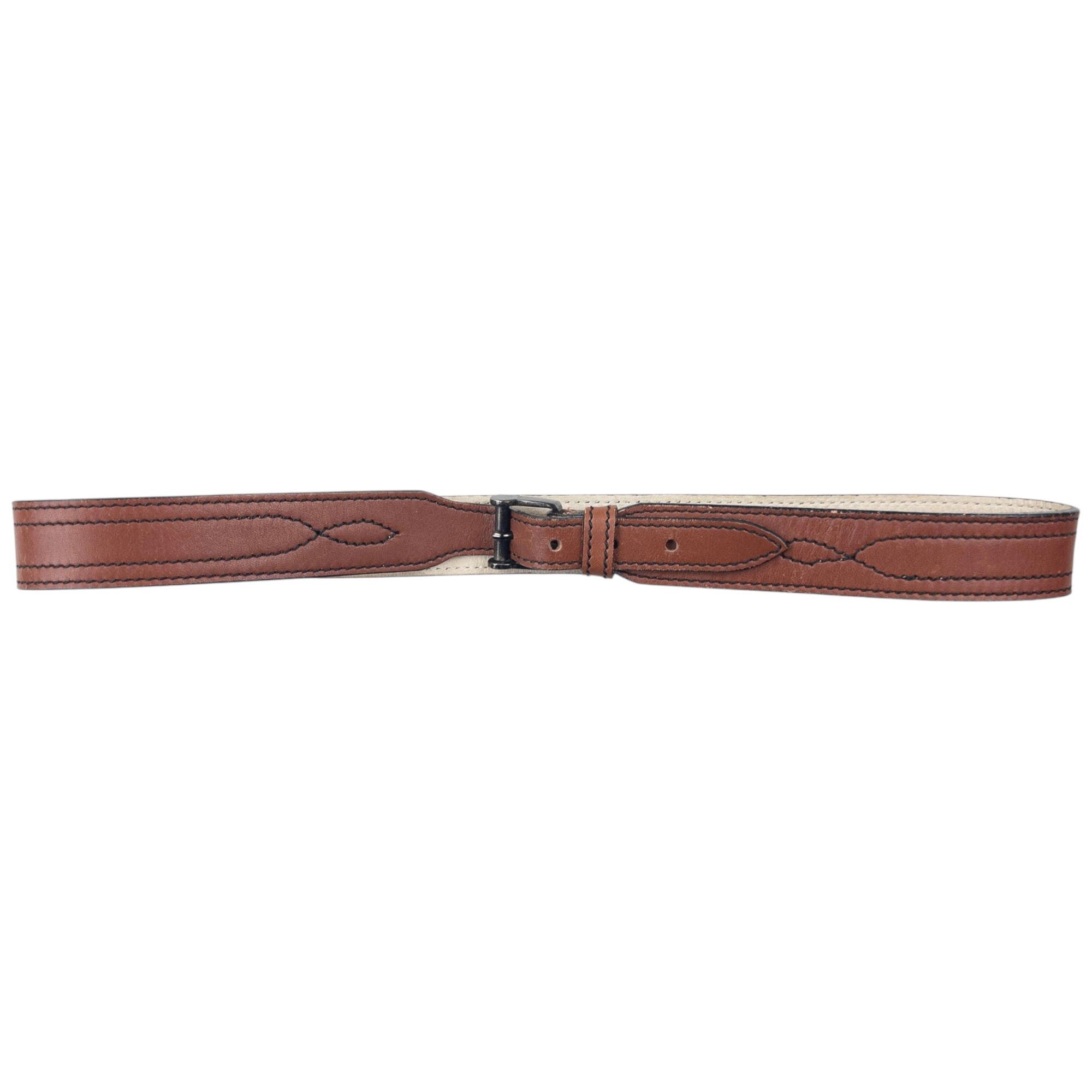 Vintage Jean Paul Gaultier Leather Belt Size M in Black, Men's