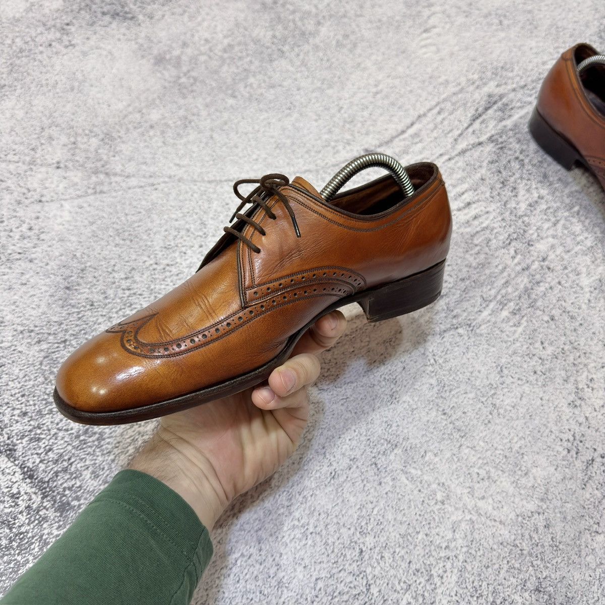 Barker Barker Vintage Brown Derbies US8.5 UK7.5 EU41.5 Size US 8.5 / EU 41-42 - 5 Thumbnail