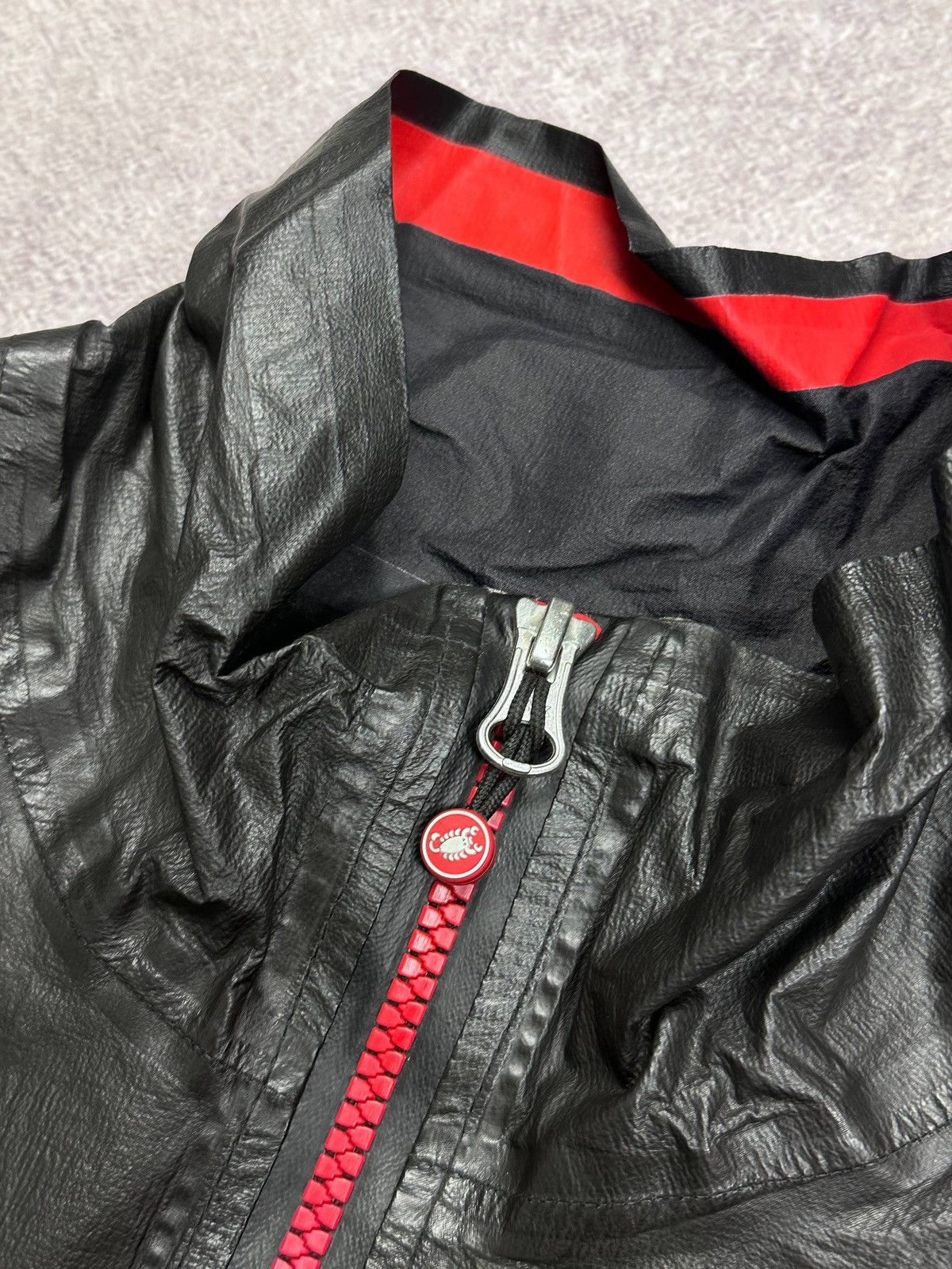 Vintage Castelli Nylon Cycling Reflective Black Jacket XL Size US XL / EU 56 / 4 - 7 Thumbnail