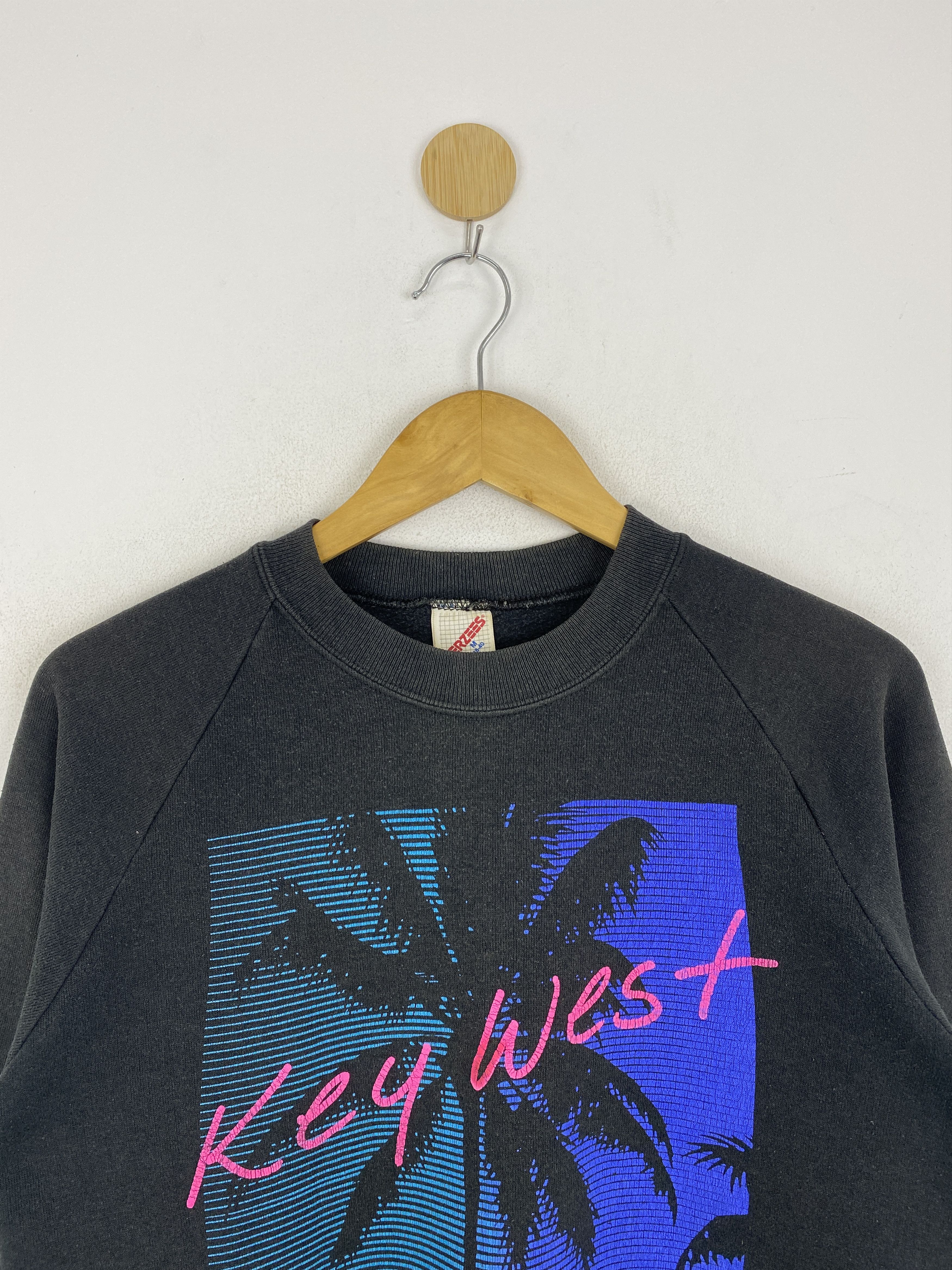 Jerzees × Vintage Vintage 90s Key West Florida USA Jumper SweatShirt TA0597 Size US M / EU 48-50 / 2 - 2 Thumbnail
