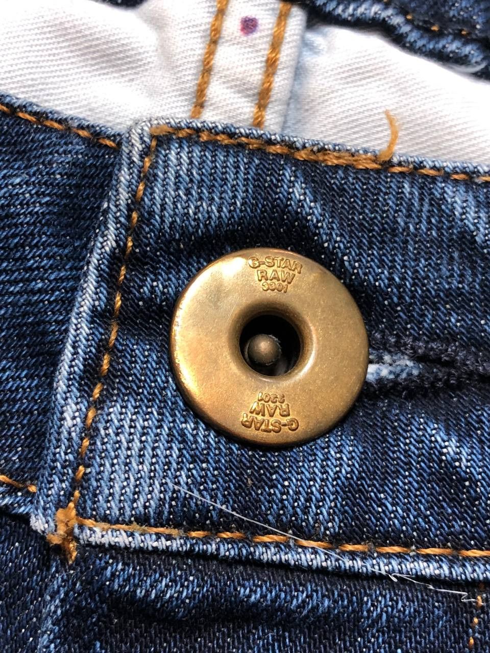 G-Star Vintage Gstar Raw Japanese Avant Garde Opium Y2K Denim Jeans Size US 31 - 6 Thumbnail