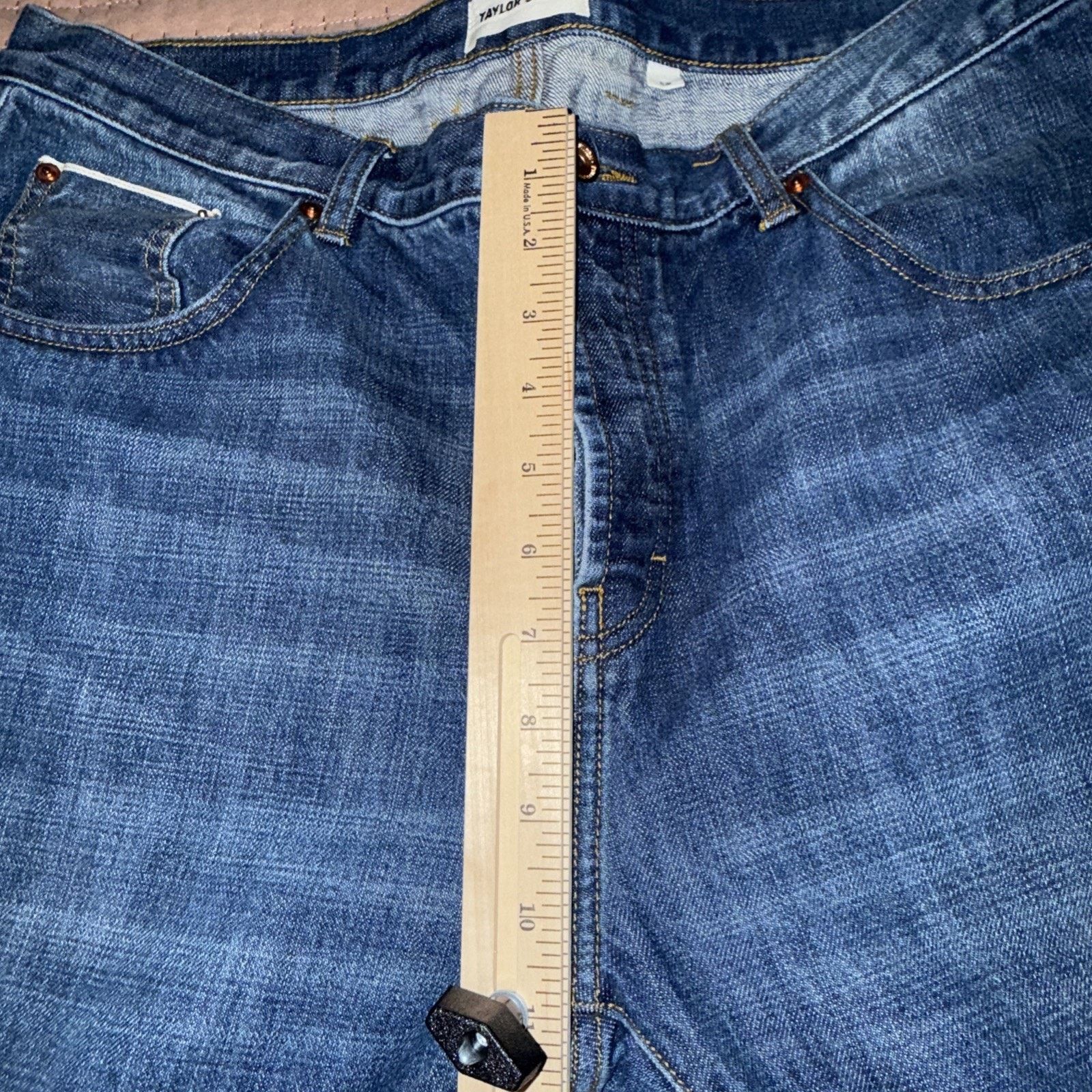 Taylor Stitch Taylor Stitch Selvedge Jeans Men's 36W 31L Straight Denim Size US 36 / EU 52 - 8 Thumbnail