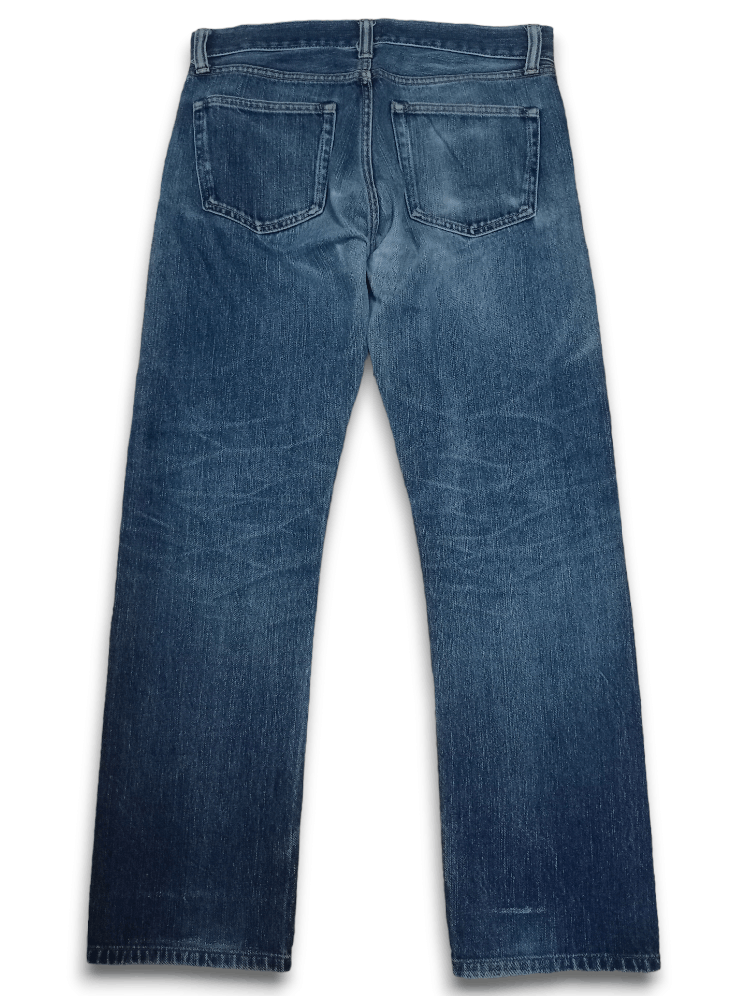 Japanese Brand × Uniqlo Vintage Japanese Uniqlo Selvedge Blue Wash Loose Jeans Size US 32 / EU 48 - 2 Thumbnail