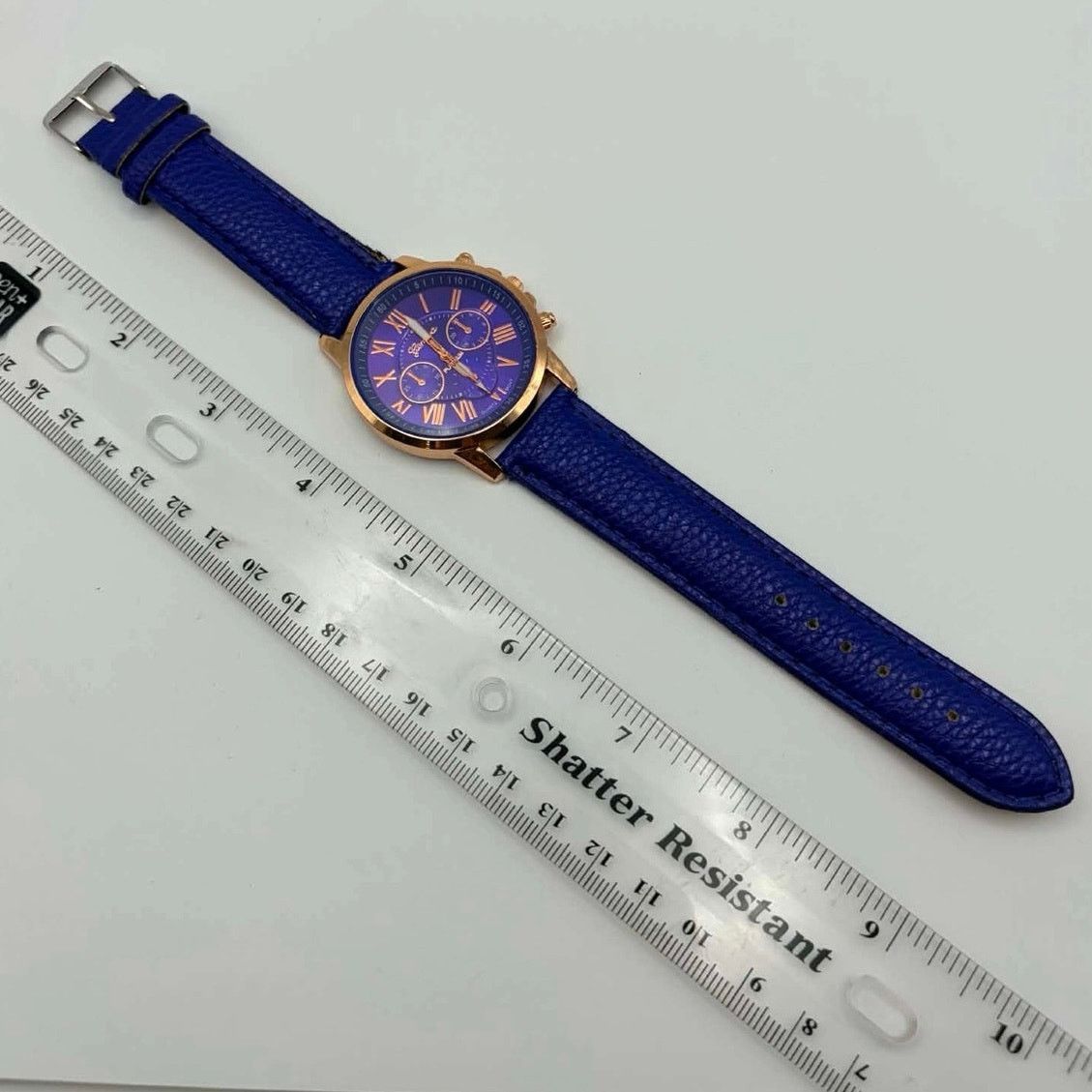 Other Rose Gold & Blue Men’s Watch Size ONE SIZE - 4 Thumbnail