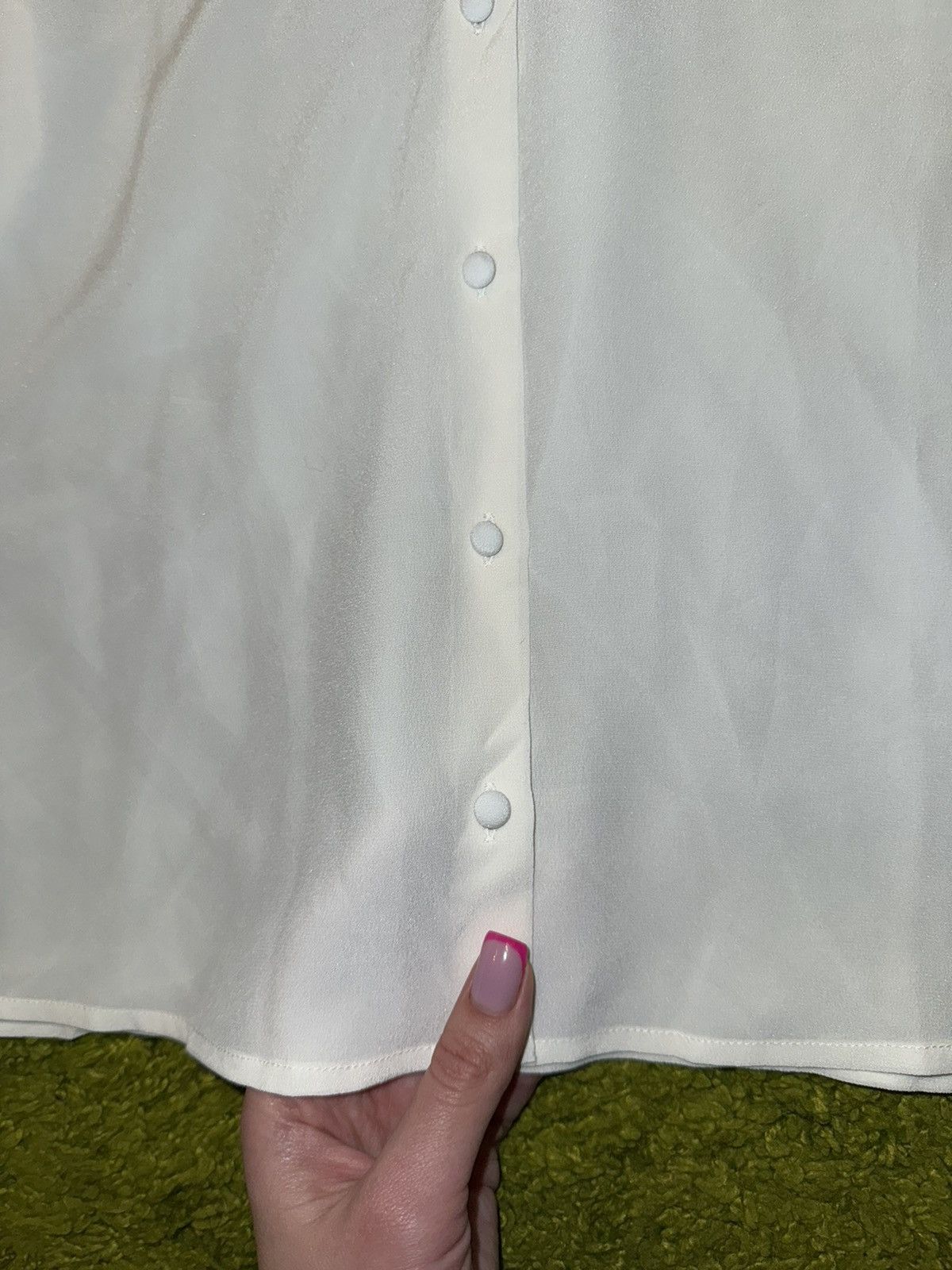 Designer × Sezane Sezane NWT oldmoney style 100% silk blouse shirt Size M / US 6-8 / IT 42-44 - 13 Thumbnail
