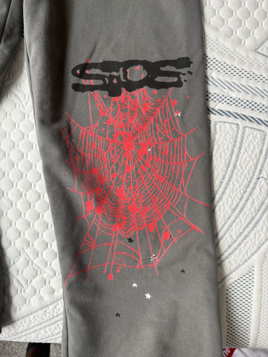Sp5der SP5DER SLAT Punk Sweatpants “Slate” Size US 34 / EU 50 - 9 Thumbnail