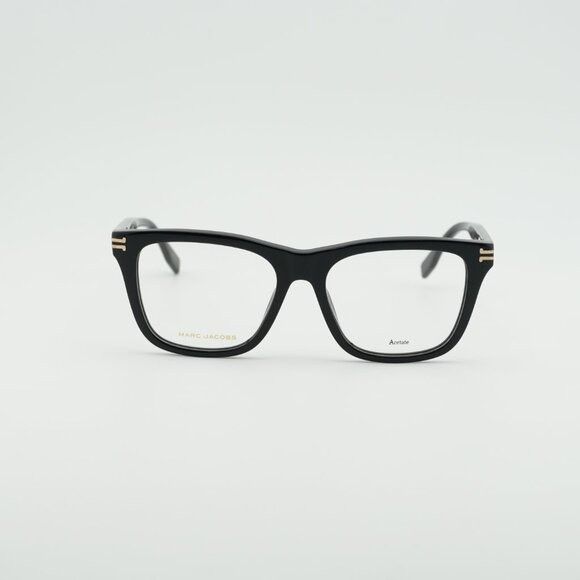 Marc Jacobs Marc Jacobs MJ 1084 0807 00 Eyeglasses Black 52mm Square Size ONE SIZE - 7 Thumbnail