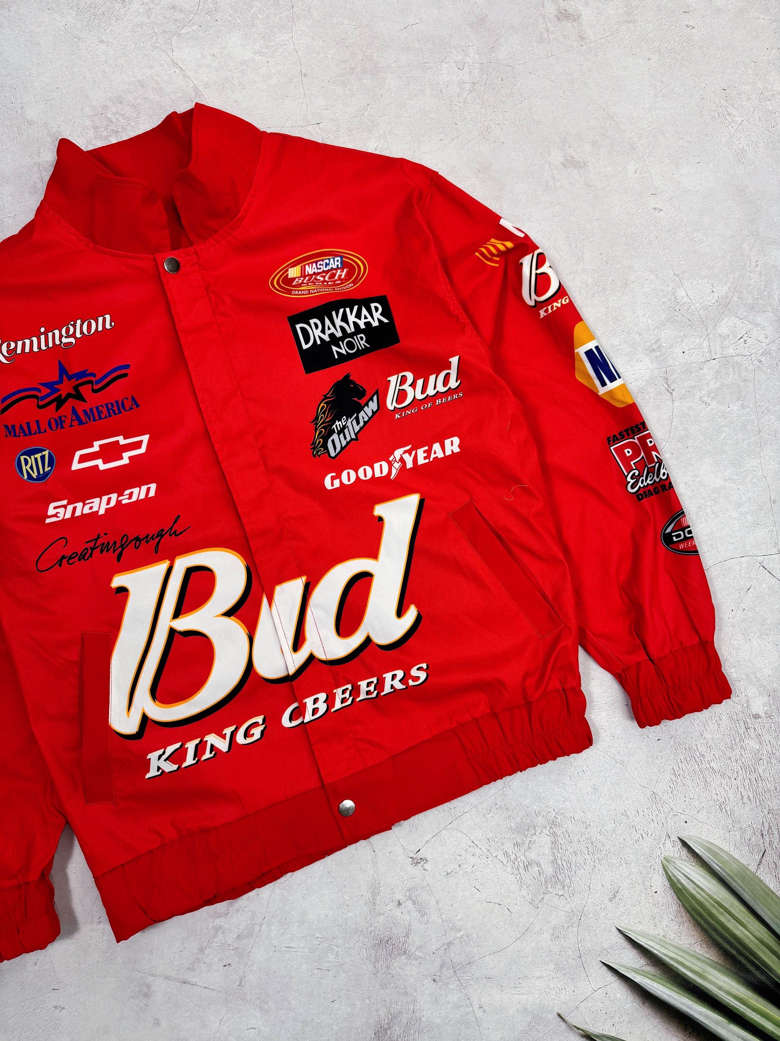 NASCAR NASCAR Racing Bomber Jacket Bud King of Beers Remington Size US M / EU 48-50 / 2 - 7 Thumbnail