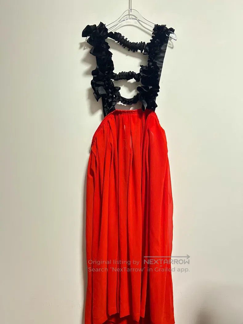 Comme des Garcons Comme des Garcons size M Ruffled organza overalls Size 22" - 3 Thumbnail