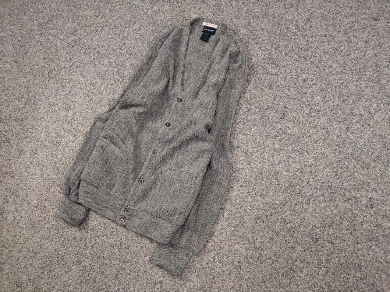 Vintage Vintage 90's Park Four Made in USA Black Cardigan Sweater Size US XL / EU 56 / 4 - 3 Thumbnail