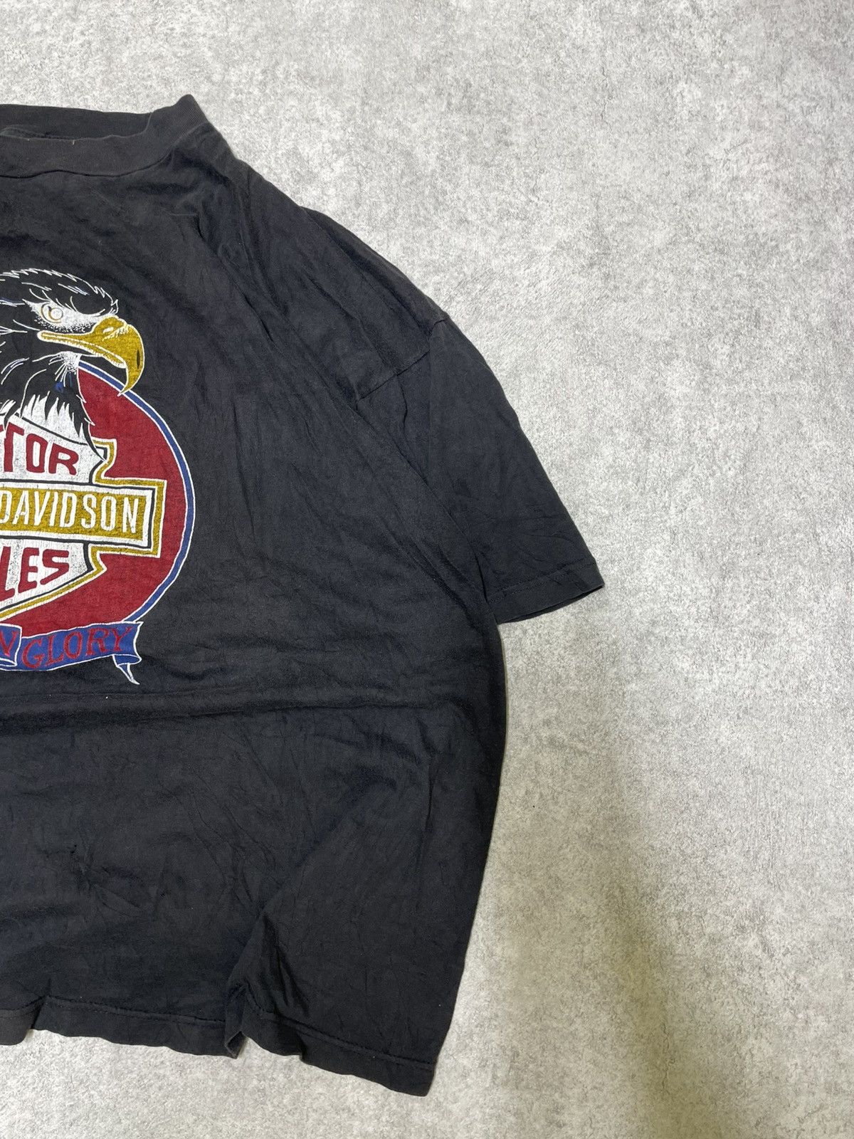 Band Tees × Harley Davidson × Vintage 1987-ss The First Collections Of Legendary Design Size US XL / EU 56 / 4 - 3 Thumbnail