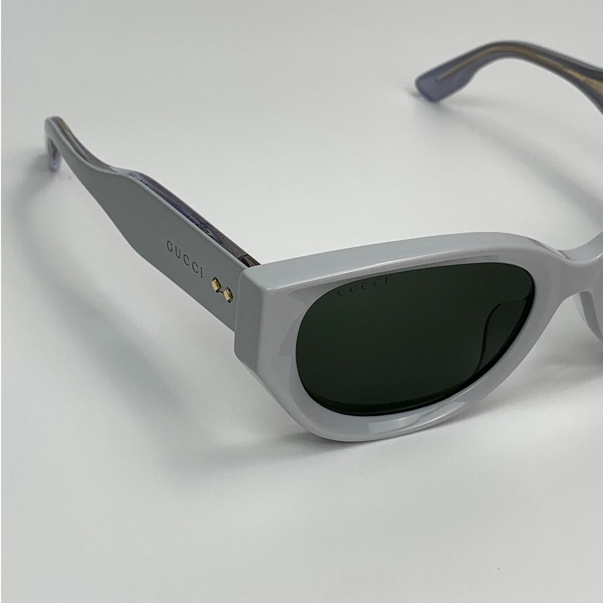 Gucci NEW Gucci GG1532SA 003 Grey Women Authentic Size ONE SIZE - 4 Thumbnail