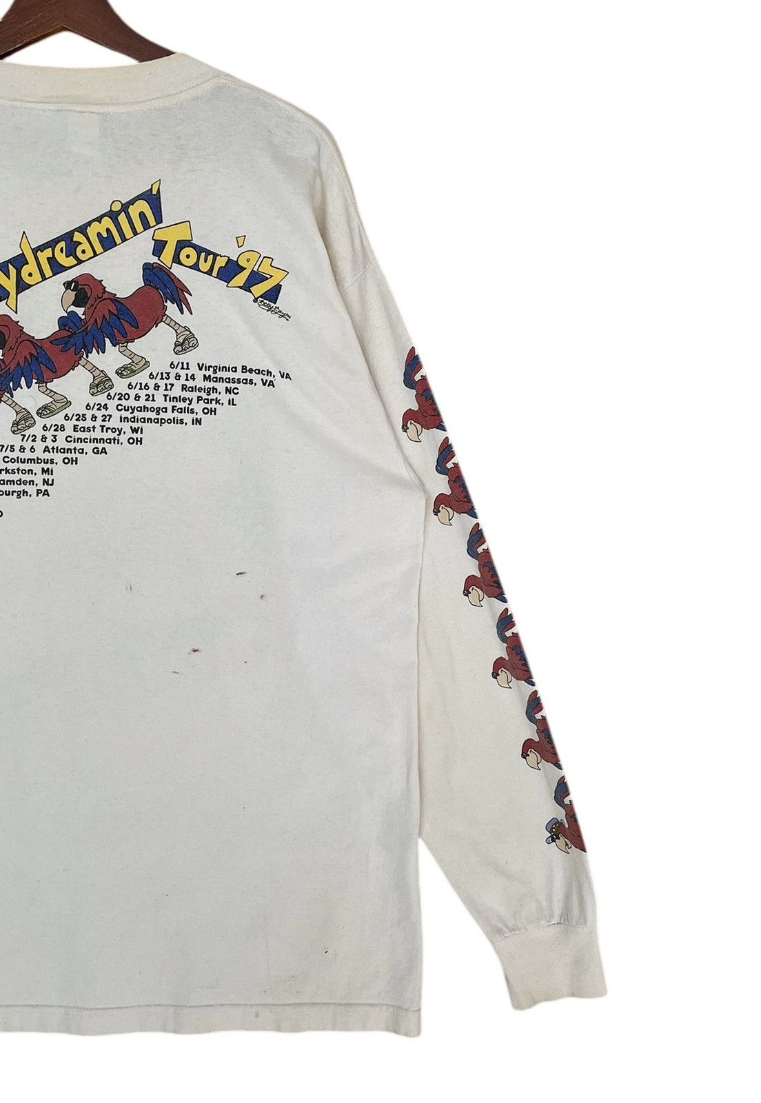 Band Tees × Vintage Vintage Band Singer Jimmy Buffet T-shirt 1970s Size US L / EU 52-54 / 3 - 6 Thumbnail