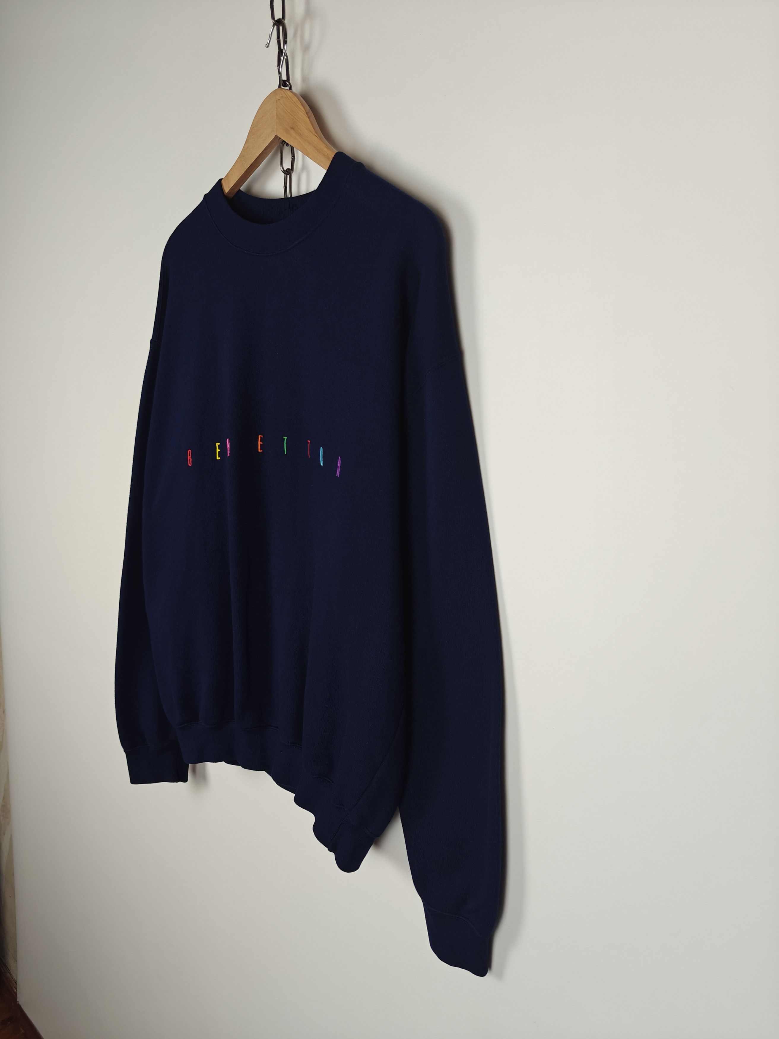 United Colors Of Benetton United Colors Of Benetton VTG Sweatshirt Center Logo M Size US M / EU 48-50 / 2 - 6 Thumbnail