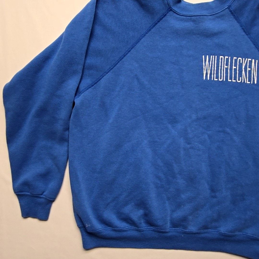 Vintage Vintage Jostens Wildflecken Germany Blue L Sweatshirt Size US L / EU 52-54 / 3 - 4 Thumbnail