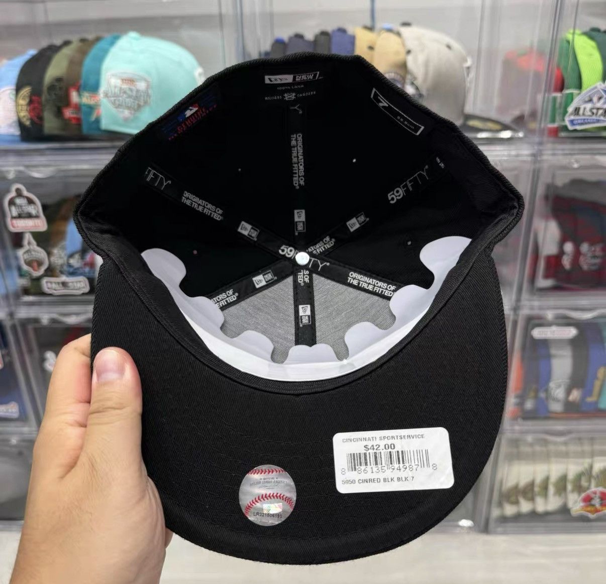 New Era New Era MLB Cincinnati Reds flat brim baseball cap J32 Size ONE SIZE - 4 Thumbnail