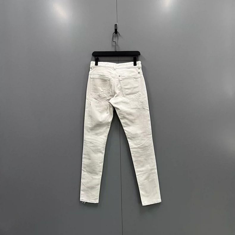 Givenchy Givenchy Ripped Slim Fit Denim Pants 2506-Nextarrow Size US 29 - 2 Thumbnail