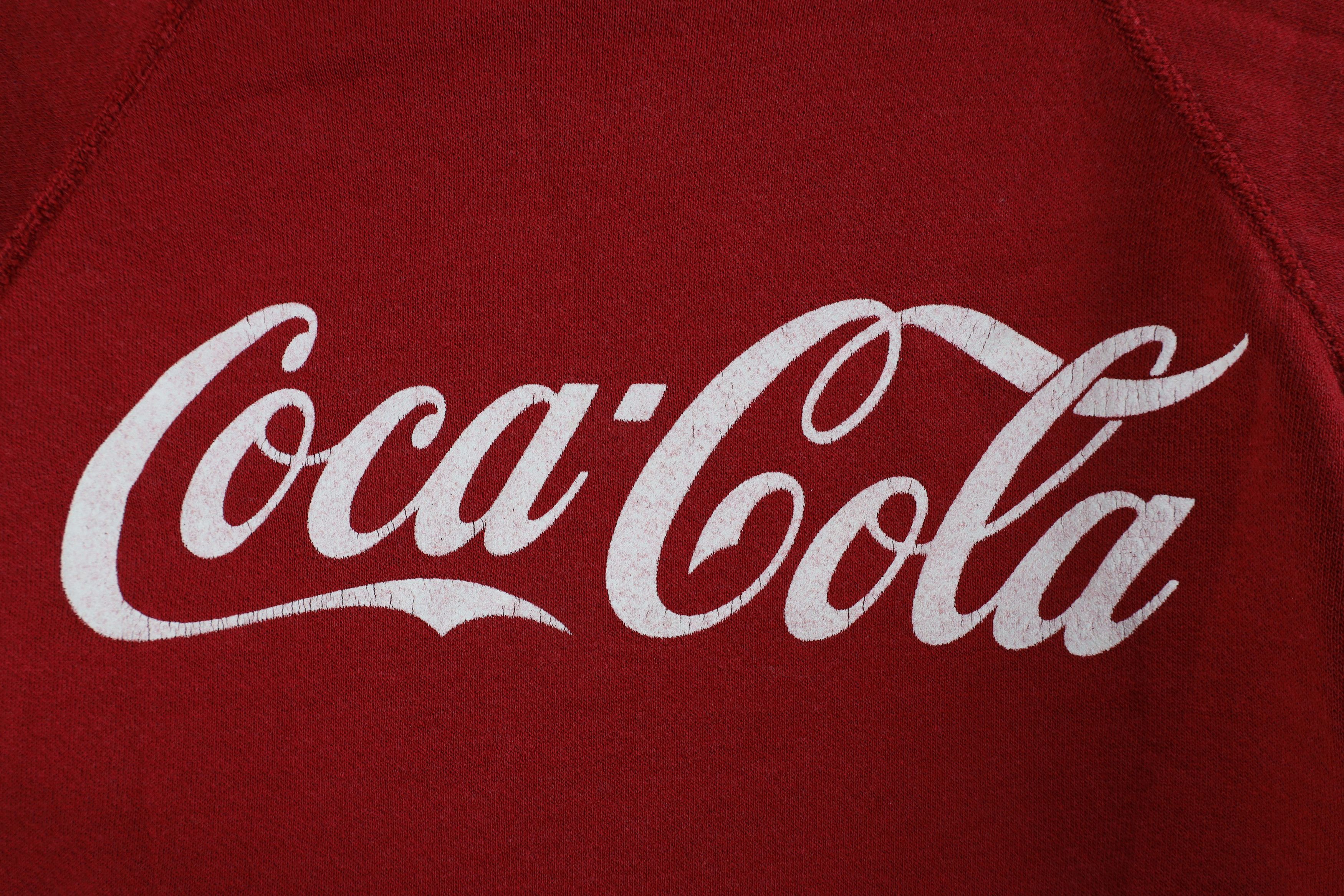 Vintage Vintage 80s Coca Cola Out Script Crewneck Sweatshirt USA Size M / US 6-8 / IT 42-44 - 4 Thumbnail