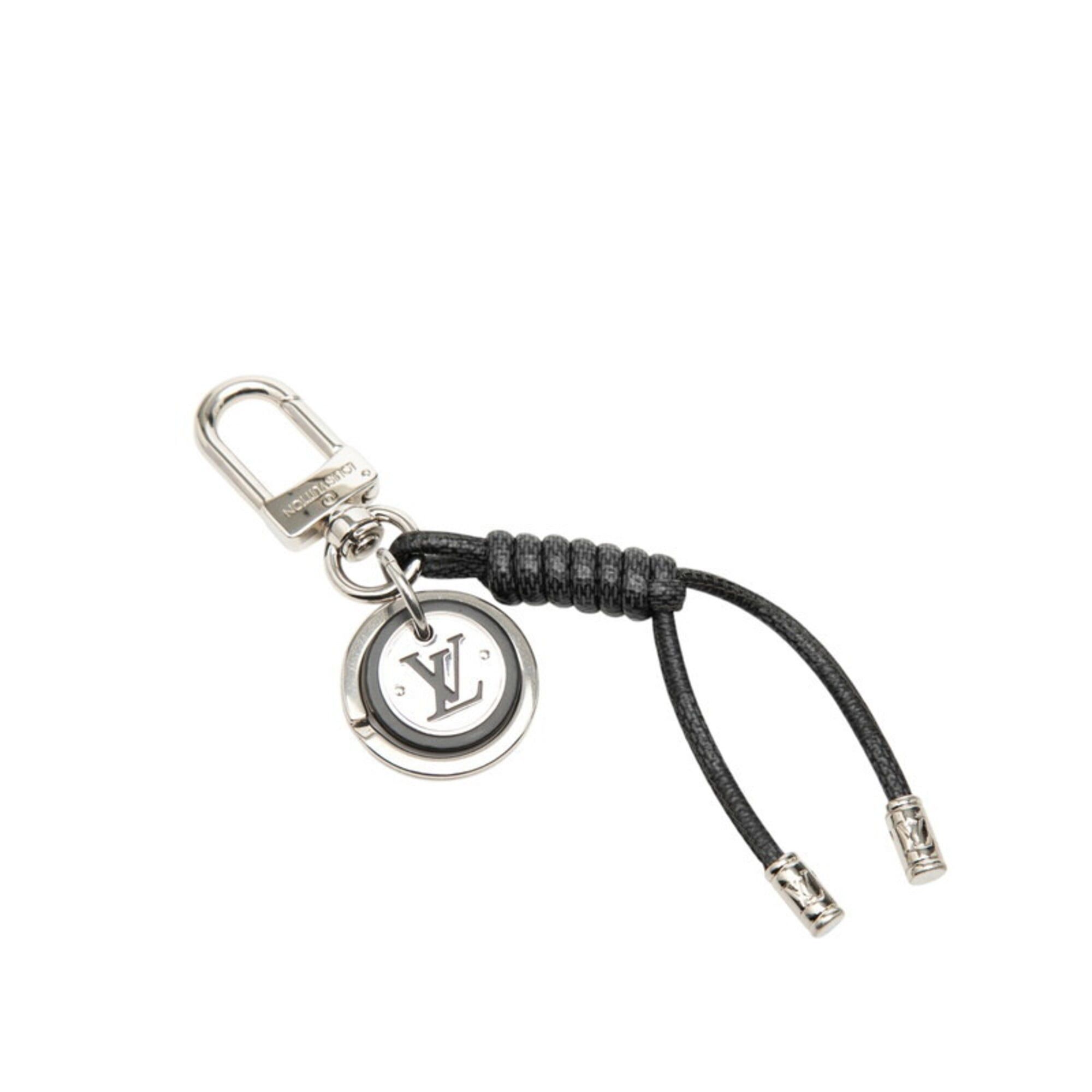 Louis Vuitton Louis Vuitton Damier Graphite Accessory Bag Charm Keychain Leather Rope M67224 Black Silver Metal Women's LOUIS VUITTON Size ONE SIZE - 1 Thumbnail