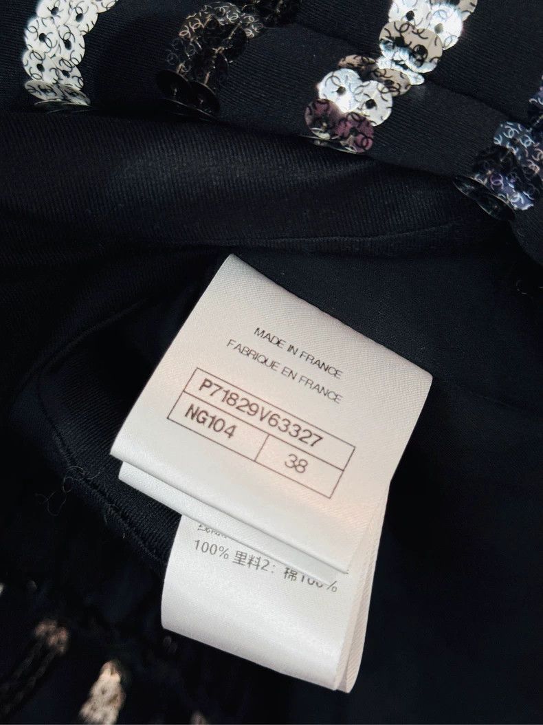 Chanel Chanel 22 Early Spring Round Neck Embroidered Sequin Pocket Size XS / US 0-2 / IT 36-38 - 3 Thumbnail