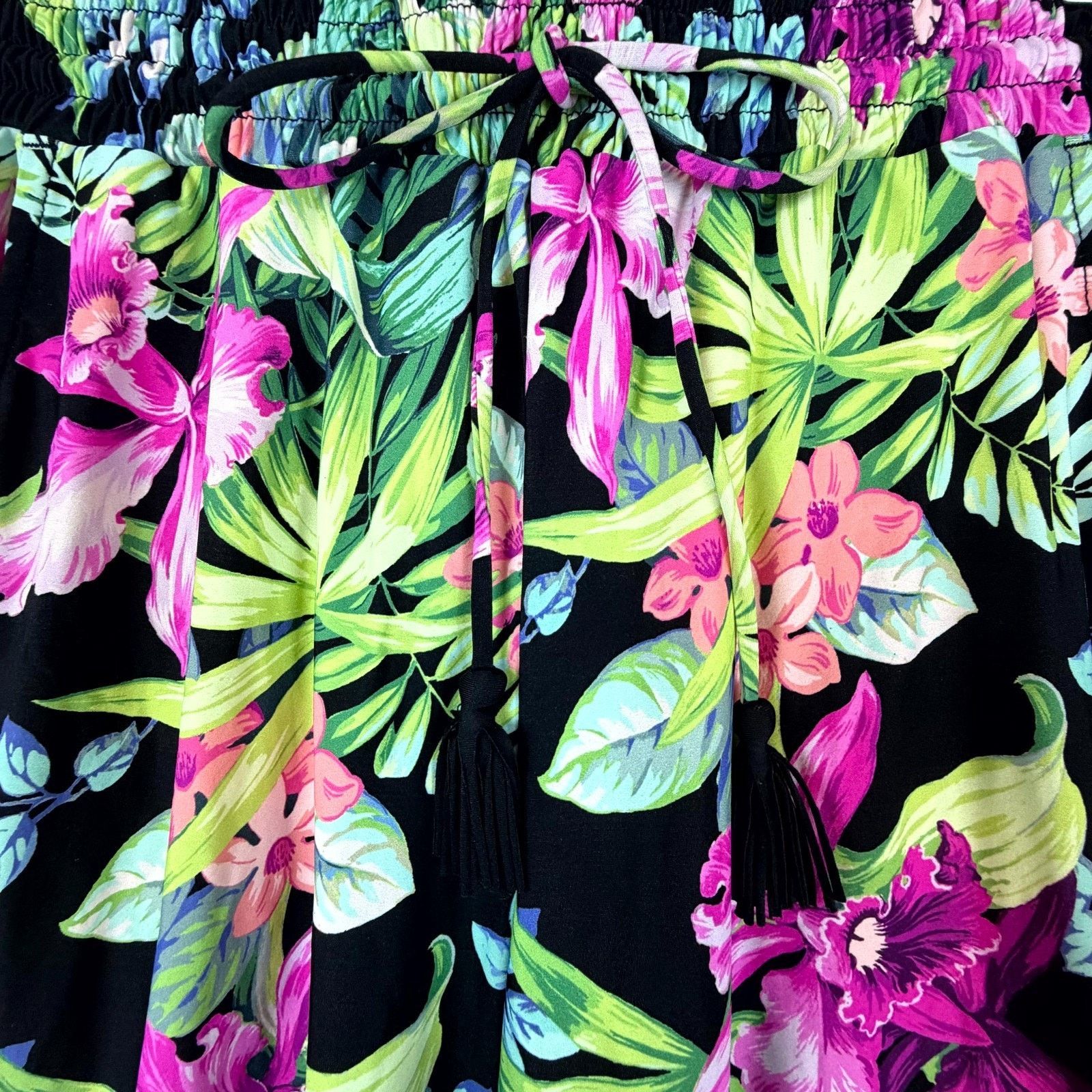 Tommy Bahama Tommy Bahama Joggers Womens Small Tropical Hawaiian Dopamine Size 26" / US 2 / IT 38 - 3 Thumbnail