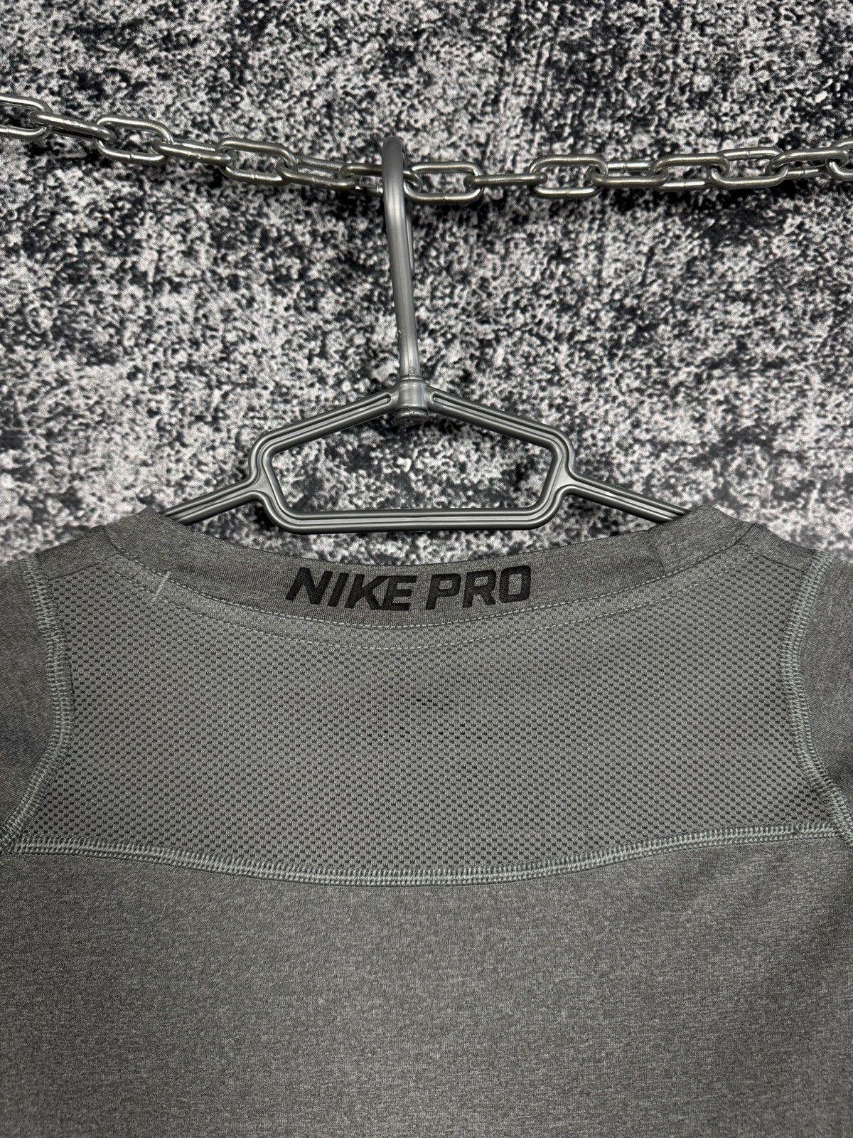 Nike Nike Pro Compression Long Sleeve T-Shirt Fitness Top Gray XL Size US XL / EU 56 / 4 - 16 Thumbnail