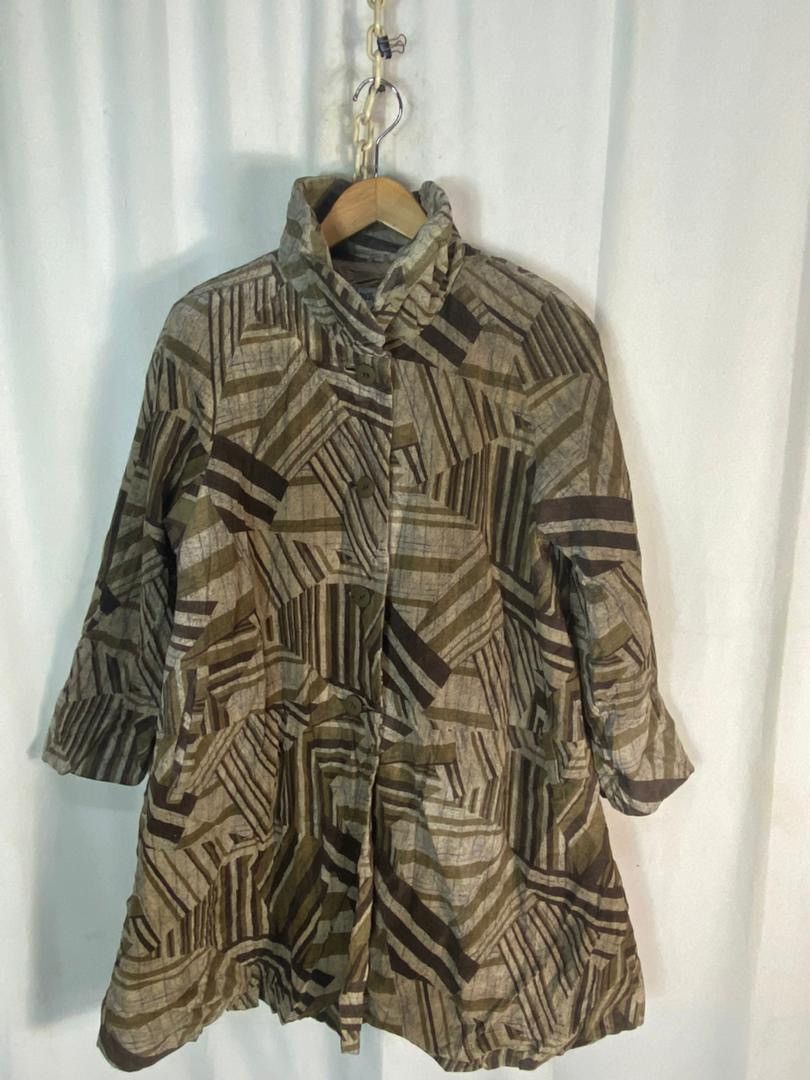 Japanese Brand Angel leather button up trench leather coat Size M / US 6-8 / IT 42-44 - 1 Thumbnail