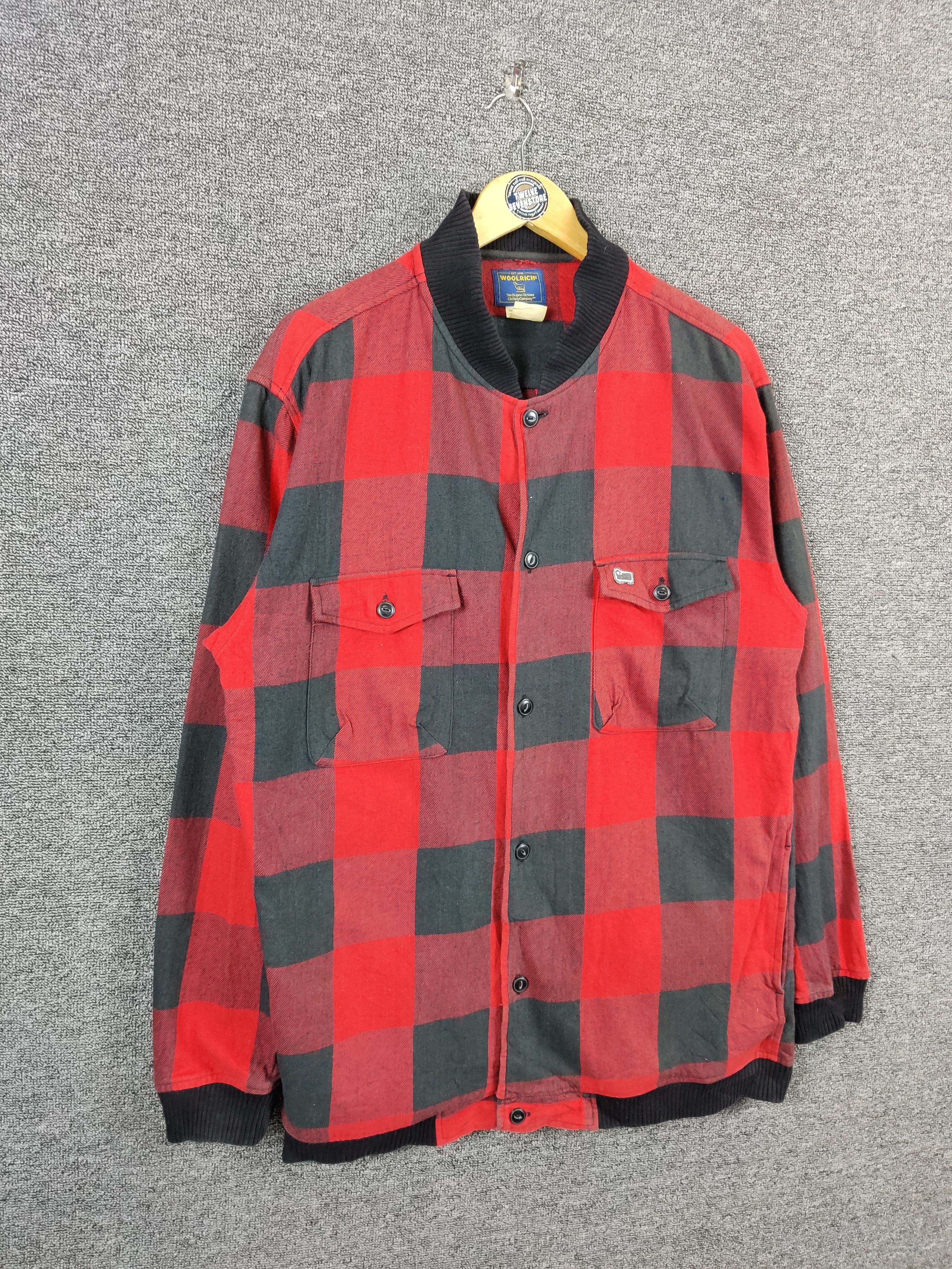 Woolrich Woolen Mills Vintage 90s Woolrich Checkered Plaid Jacket Size US XL / EU 56 / 4 - 5 Thumbnail