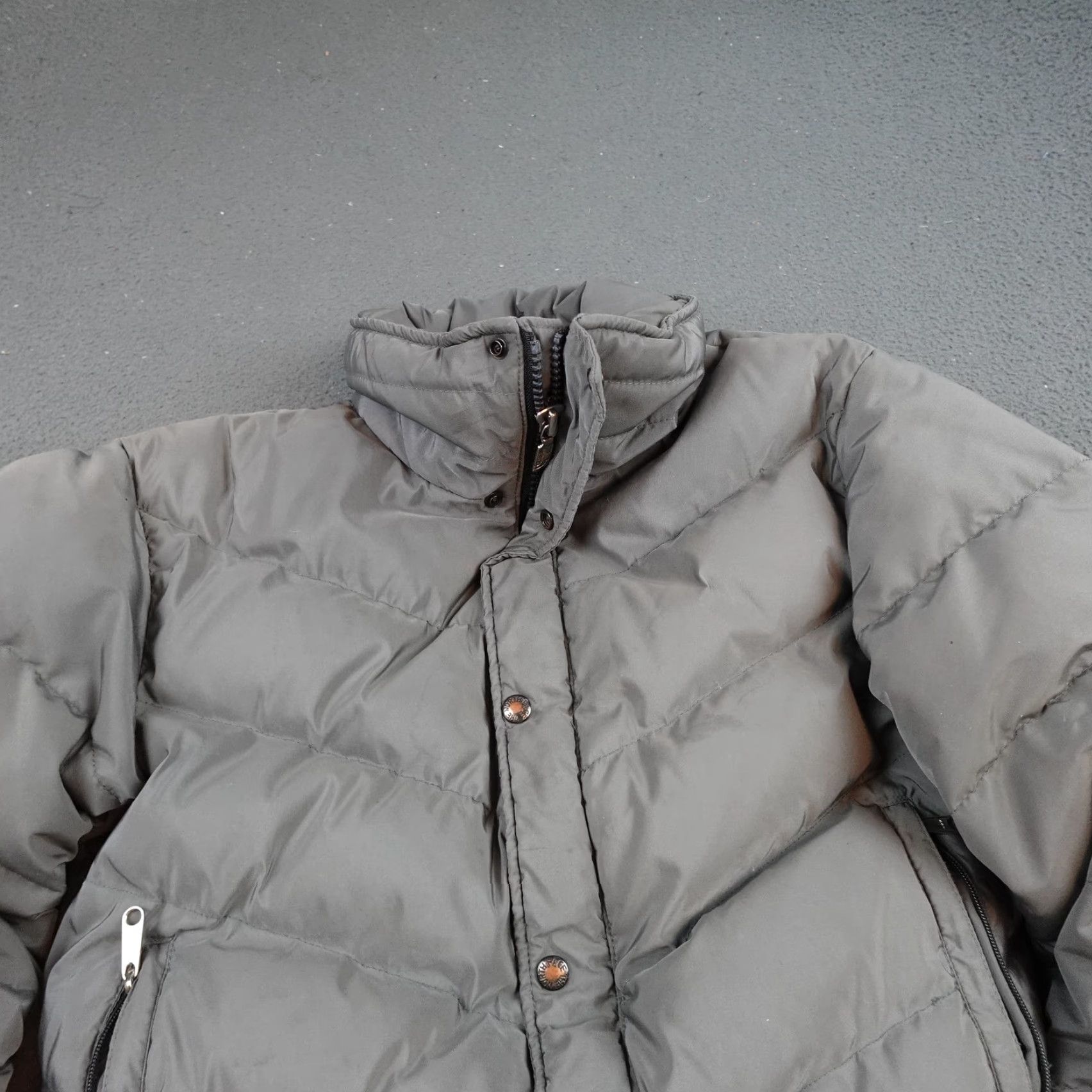 The North Face VINTAGE The North Face Jacket Mens Medium Gray Down Puffer Bomber USA 80s Size M / US 6-8 / IT 42-44 - 4 Thumbnail