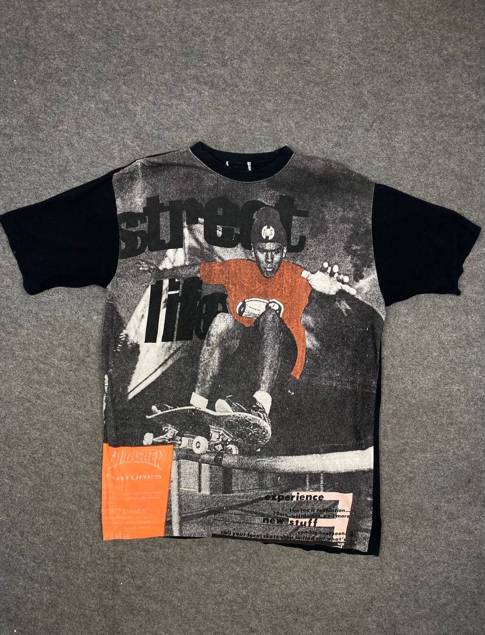 Vintage vintage rare thrasher all over print tee nice design Size US XL / EU 56 / 4 - 1 Thumbnail