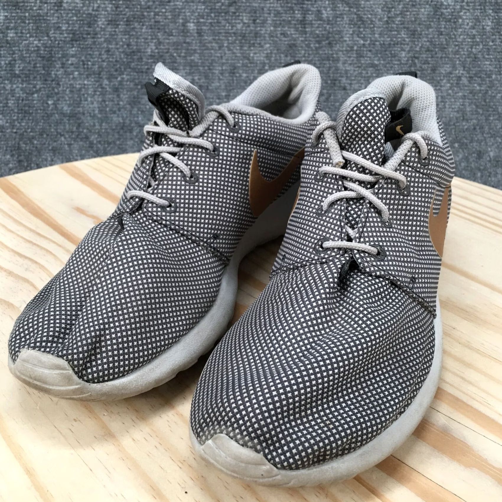 Nike Nike Roshe One Shoes Womens 9 Gray Lace Up Low Top Sneakers - Nike Roshe Running Shoes Womens 9 Gray Size M / US 6-8 / IT 42-44 - 6 Thumbnail