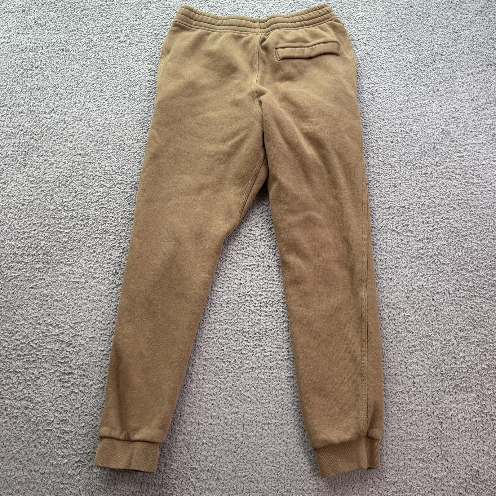 Nike Nike Brown Fleece Jogger Sweatpants Small Tan Swoosh Pants Size US 30 / EU 46 - 2 Thumbnail