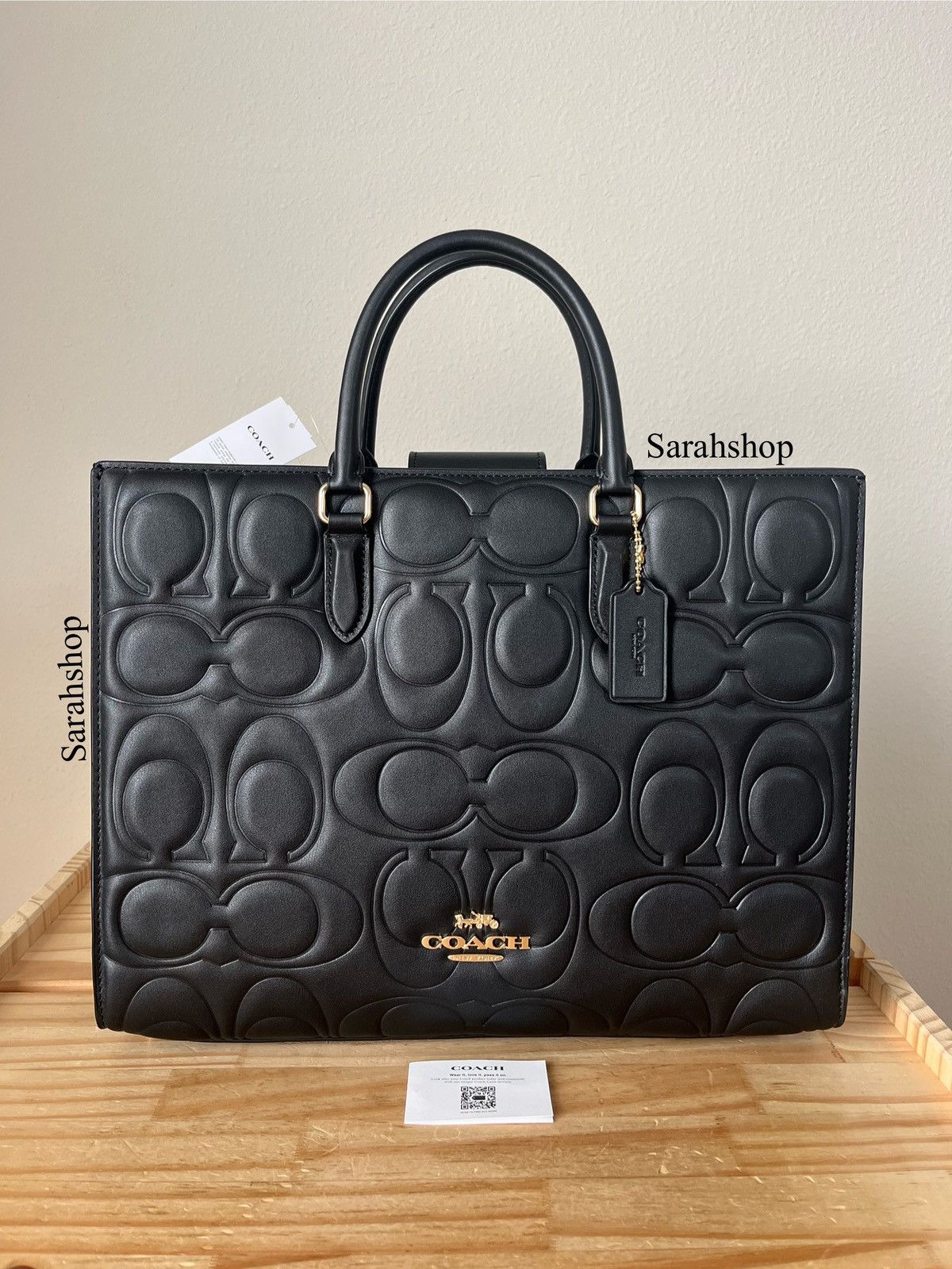 Coach Coach Maggie Tote In Signature Leather Size ONE SIZE - 2 Thumbnail
