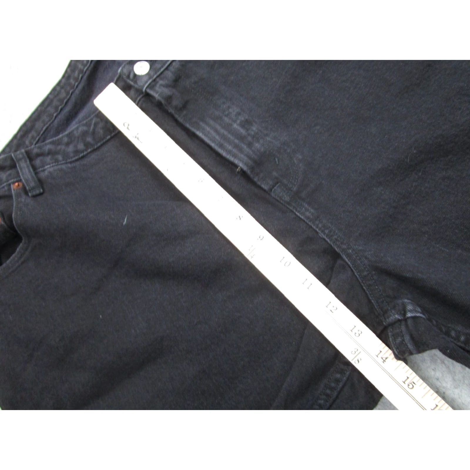 Abercrombie & Fitch Abercrombie & Fitch High Rise Jeans Womens 24/37 Black Straight Relaxed Curve Love 90s Size 42" / US 20 - 7 Thumbnail