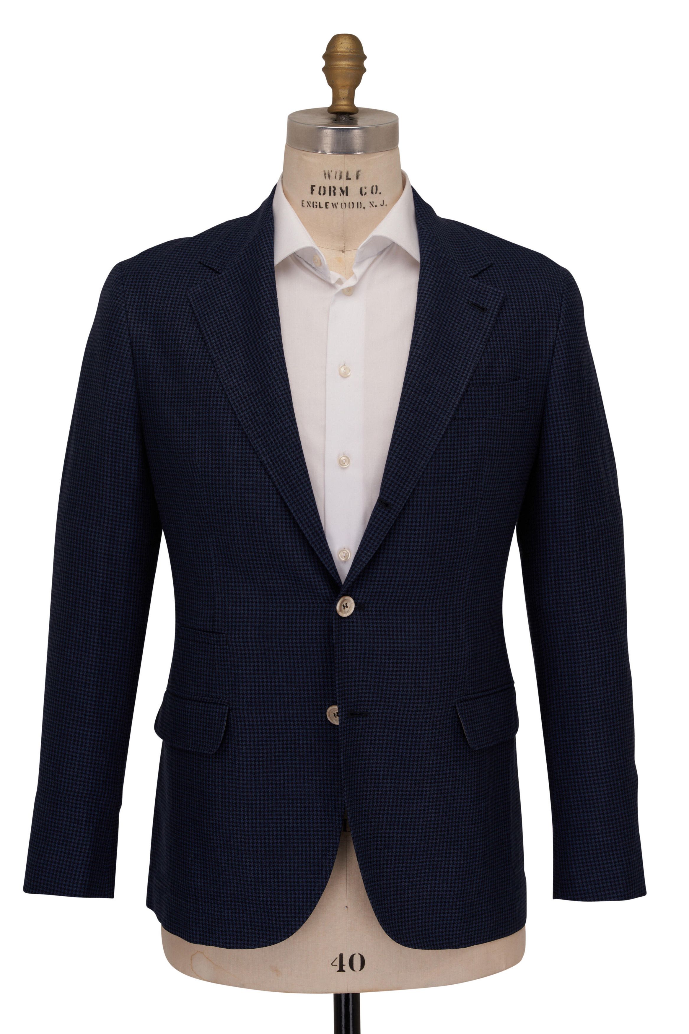 o1mtch0225 Wool Linen & Silk Sportcoat in Navy