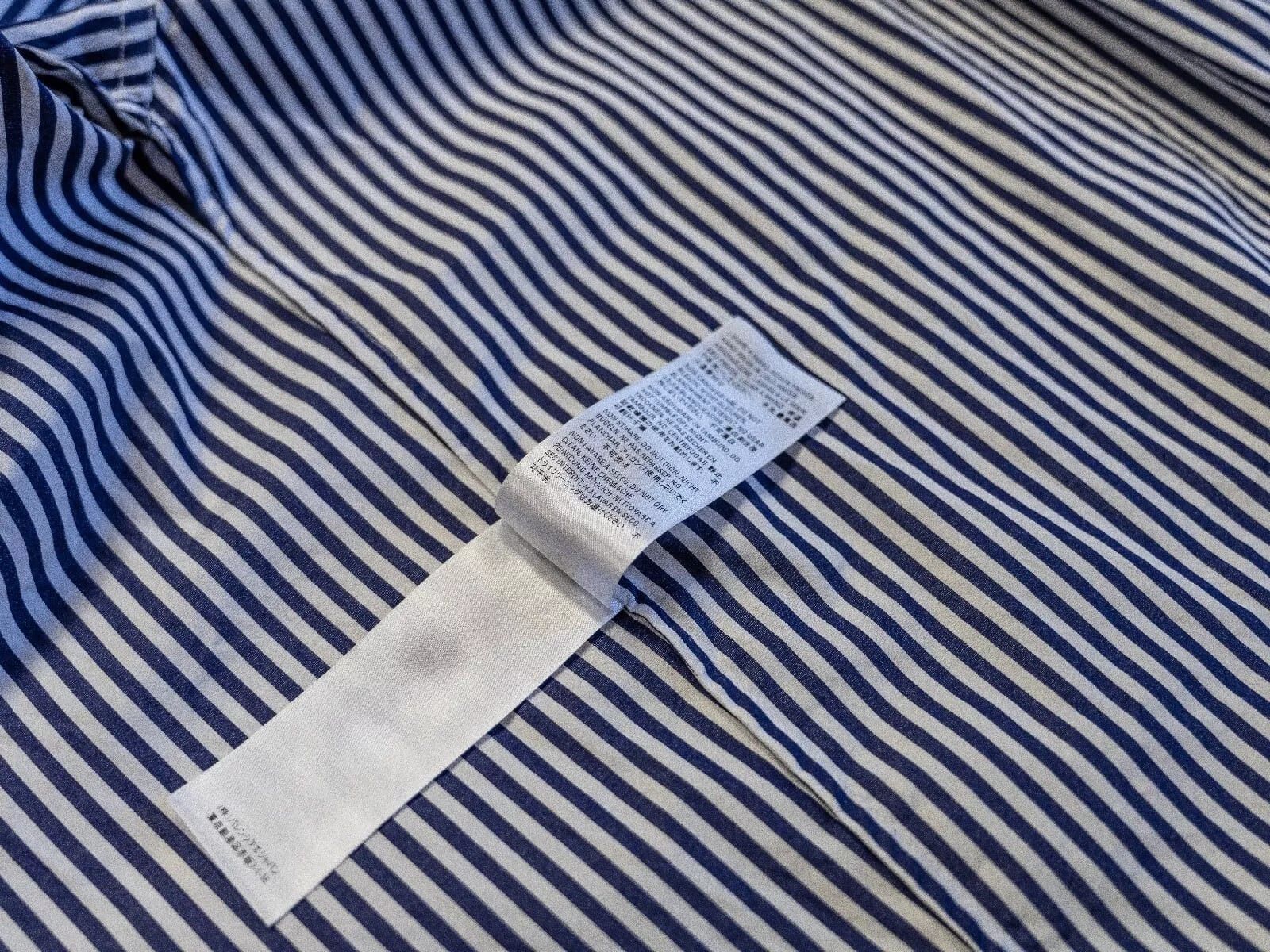 Balenciaga Balenciaga Blue Asymmetrical Twisted Poplin Boyfriend Shirt Size XS / US 0-2 / IT 36-38 - 13 Thumbnail