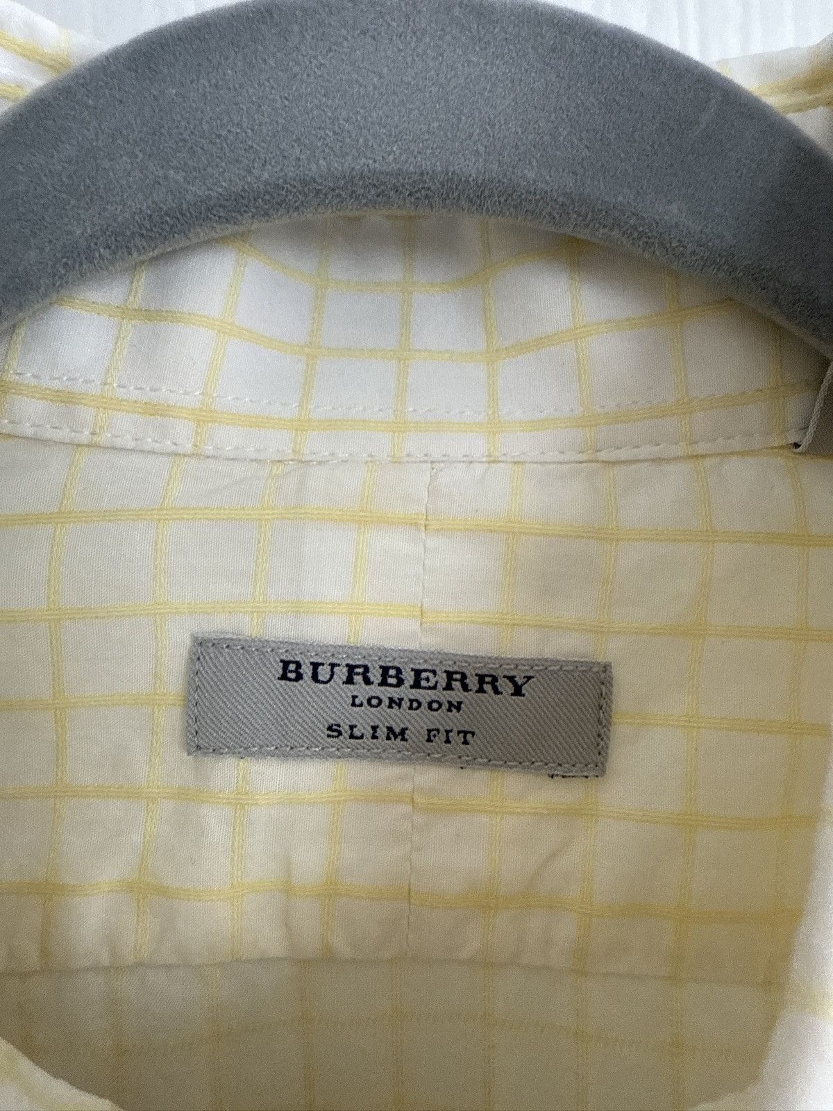 Burberry Burberry Dress-Shirt Yellow Check Size 40L - 4 Thumbnail