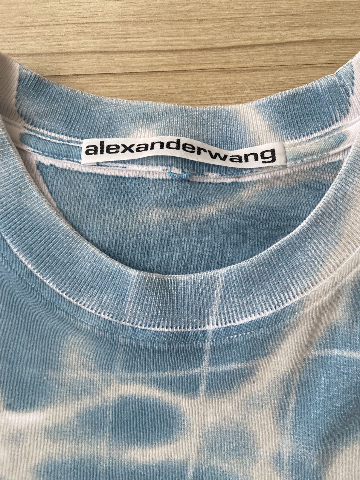 Alexander Wang Alexander Wang Blue Glow Puff T-Shirt Size US XL / EU 56 / 4 - 3 Thumbnail