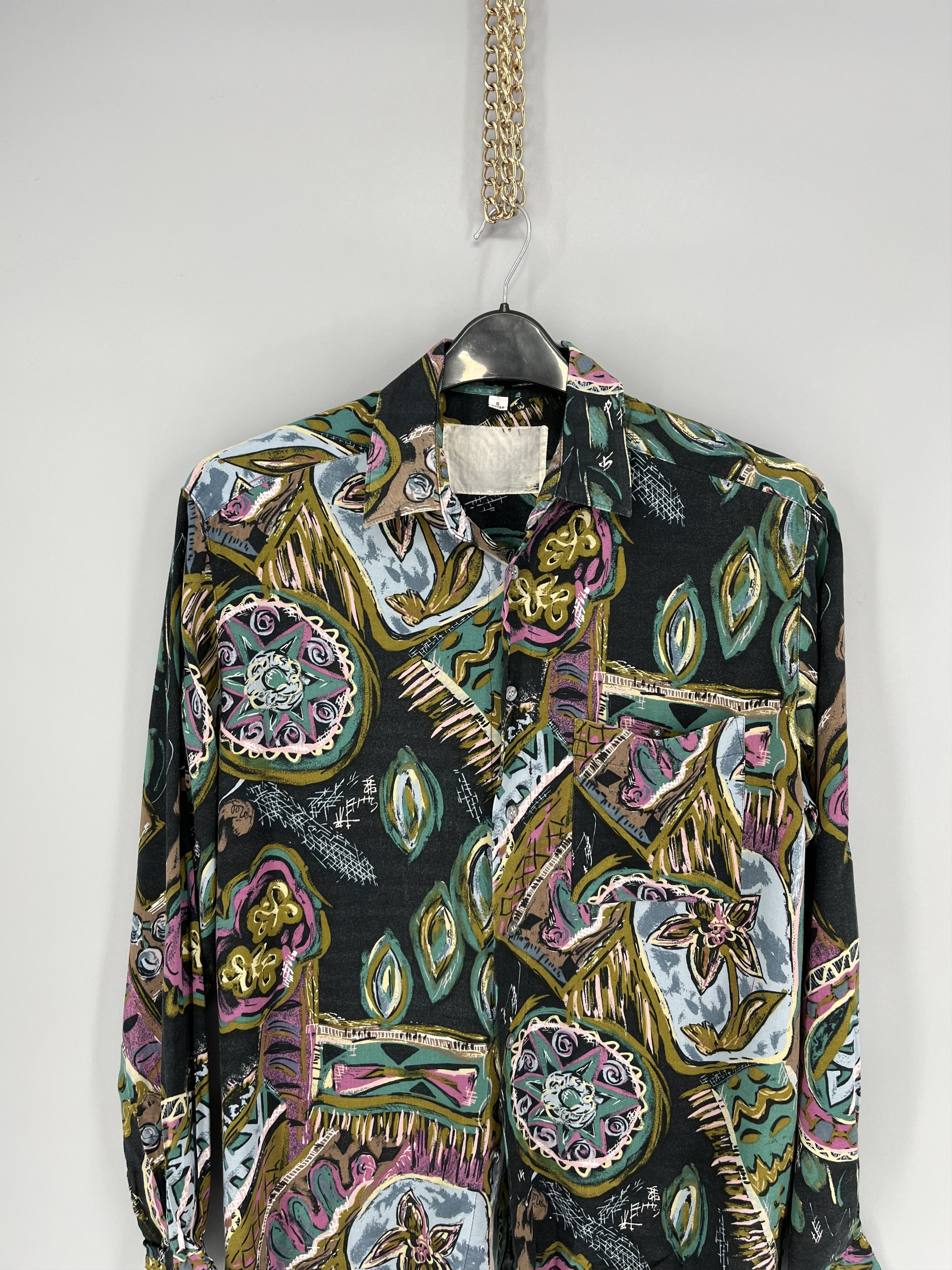 Vintage Vintage carmarque Art Streetwear Hawaiian Travis Scott styl Size US S / EU 44-46 / 1 - 6 Thumbnail