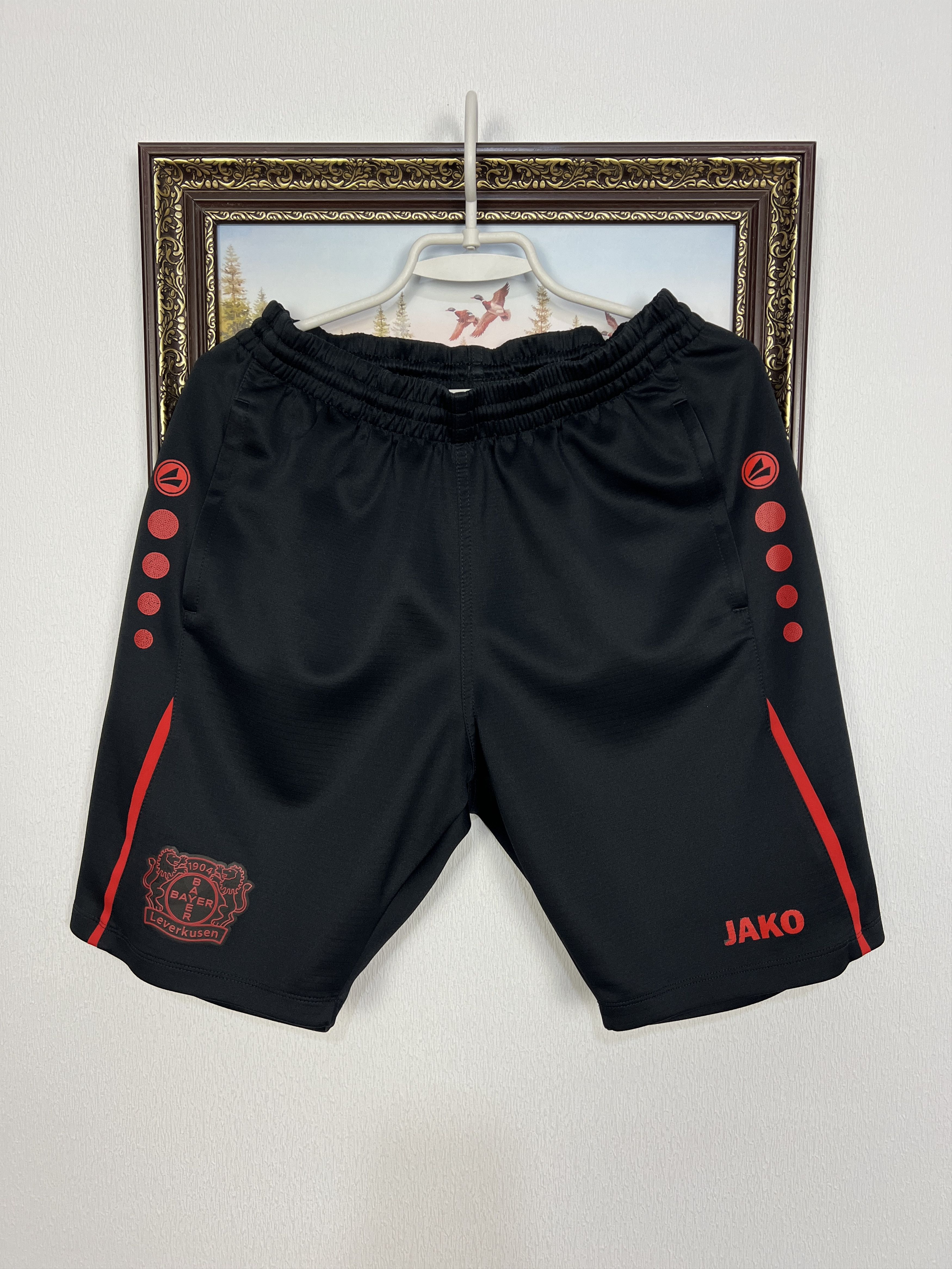 Adidas Jako Bayer 04 Leverkusen Football Shorts Soccer Athletic Size US 34 / EU 50 - 1 Thumbnail