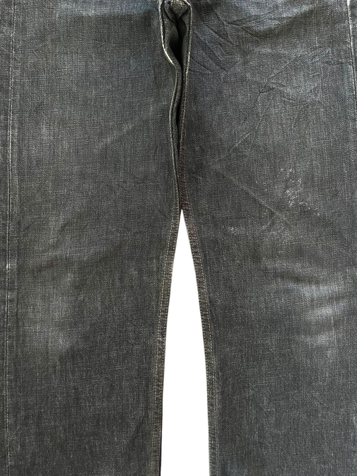 Levi's Vintage 90s Levis 501 Black Distressed Loose Jeans Size US 30 / EU 46 - 3 Thumbnail