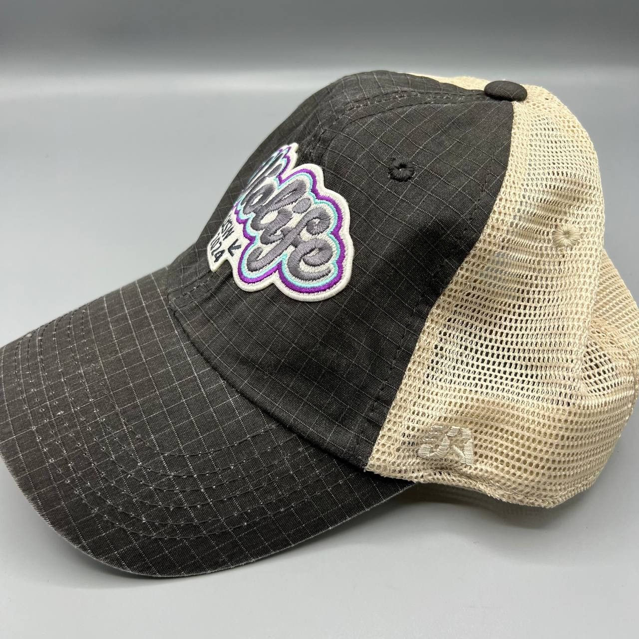 Other Violife Trucker Hat Men Black Beige J.America Snap Back Cap Size ONE SIZE - 9 Thumbnail